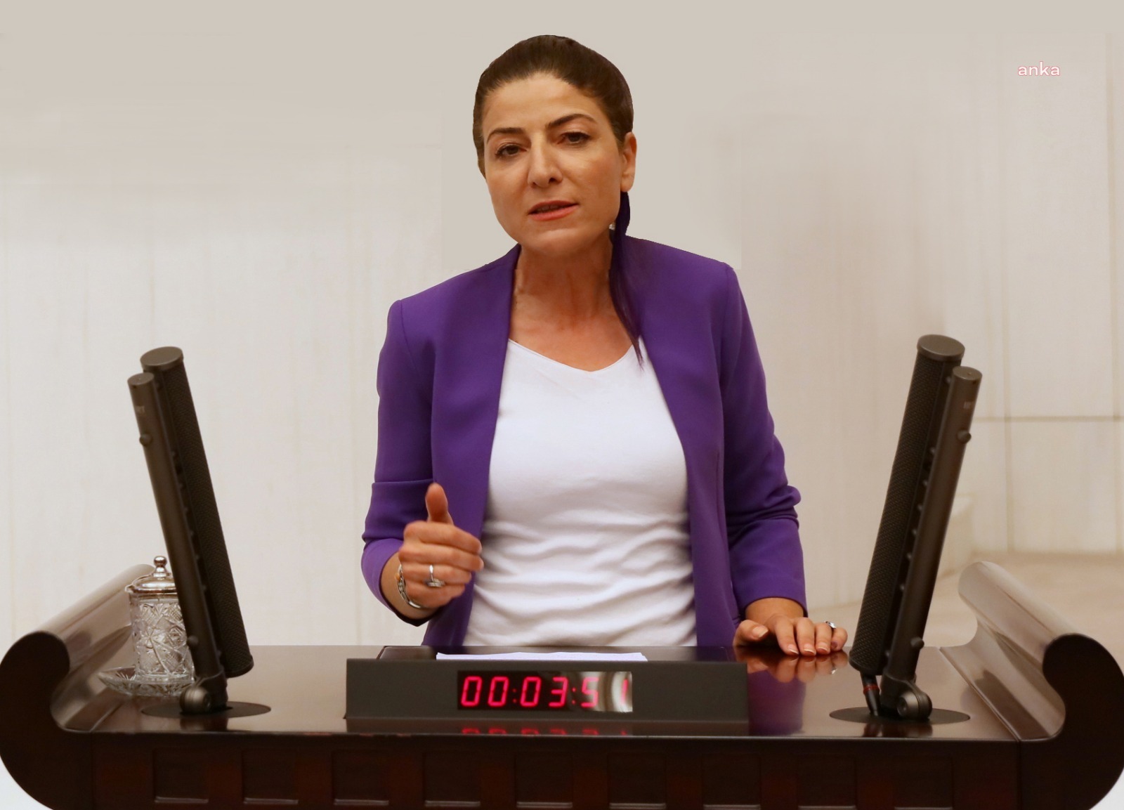 ZÜLEYHA GÜLÜM, MHP KARABURUN İLÇE BAŞKANI'NI TUTUKLATAN SAVCI VE EŞİNİN ŞANLIURFA'YA SÜRÜLDÜĞÜ İDDİASINI MECLİS GÜNDEMİNE TAŞIDI