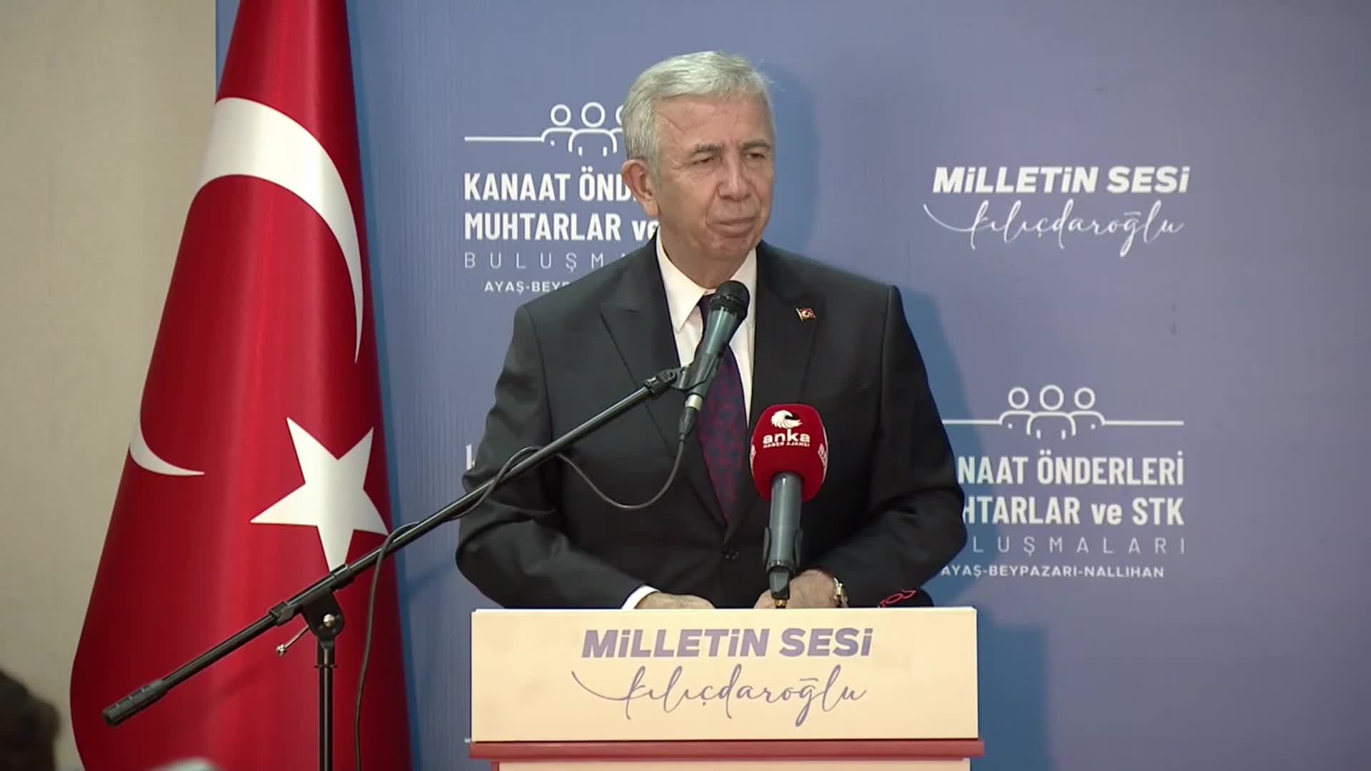 MANSUR YAVAŞ: “GENEL BAŞKANIM, MUHTALARI ŞİKÂYET EDECEĞİM, KAÇ YILDIR YAPTIRAMADIKLARI NE VARSA ÜÇ YILDA BENDEN İSTEDİLER; HELALİ HOŞ OLSUN, YAPACAĞIZ”