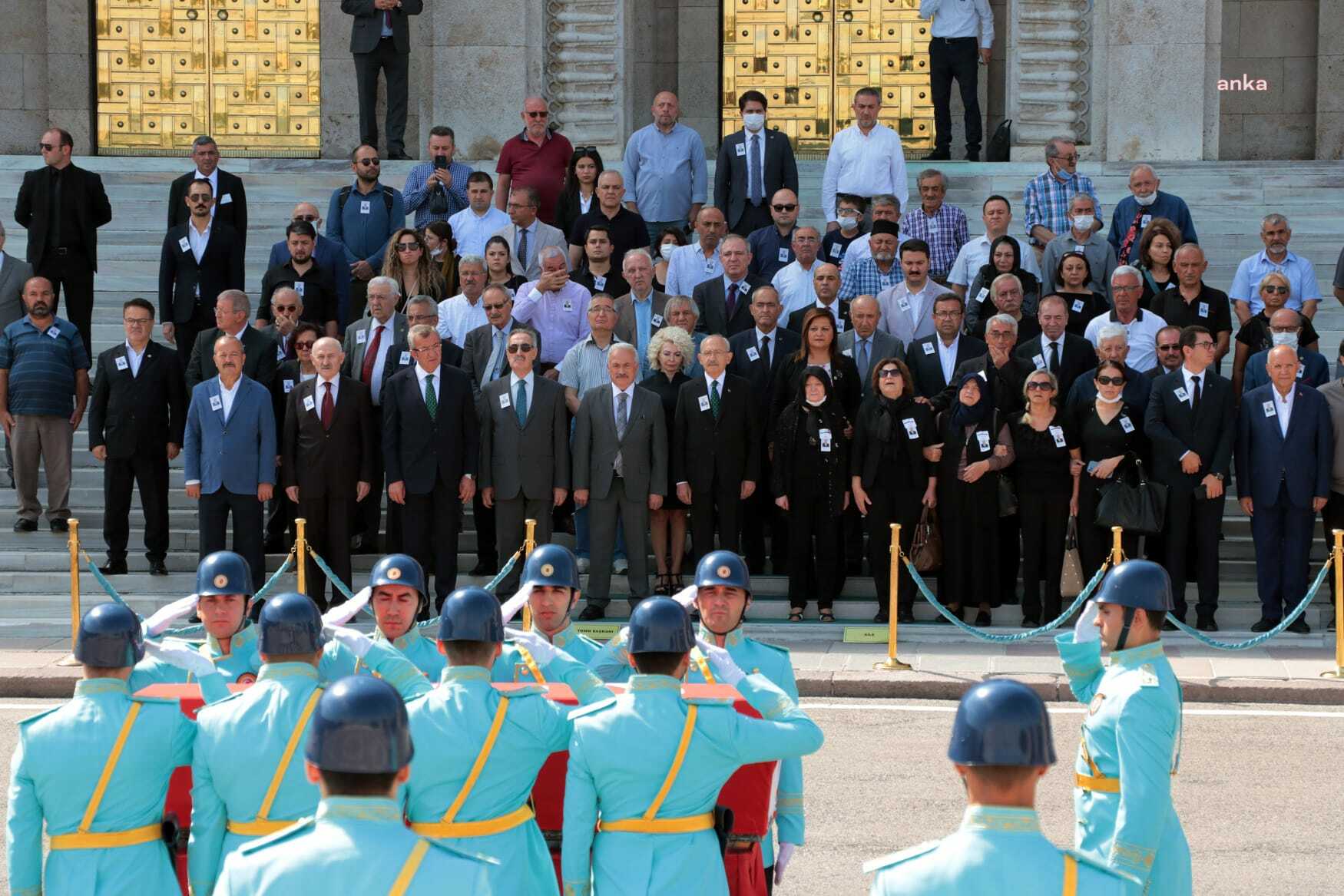 ESKİ CHP MİLLETVEKİLİ AHMET TOPTAŞ İÇİN TBMM’DE CENAZE TÖRENİ DÜZENLENDİ
