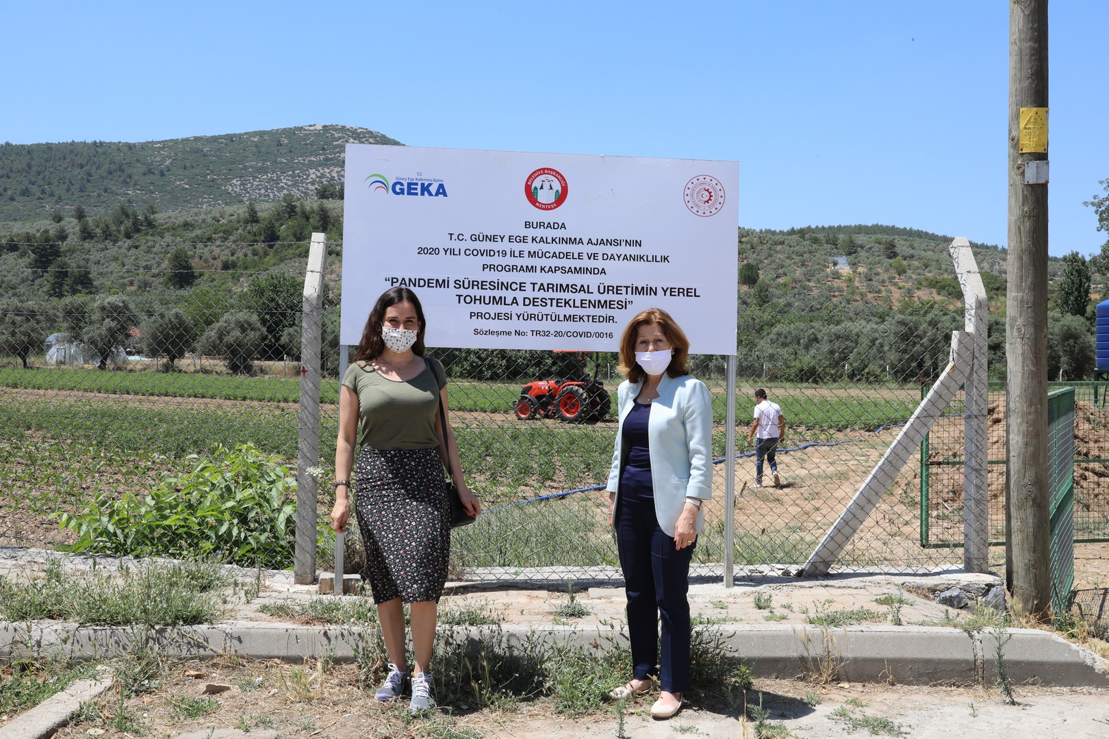 MENTEŞE'DE TOPRAKLA BULUŞAN ATA TOHUMLARI FİLİZLENMEYE BAŞLADI