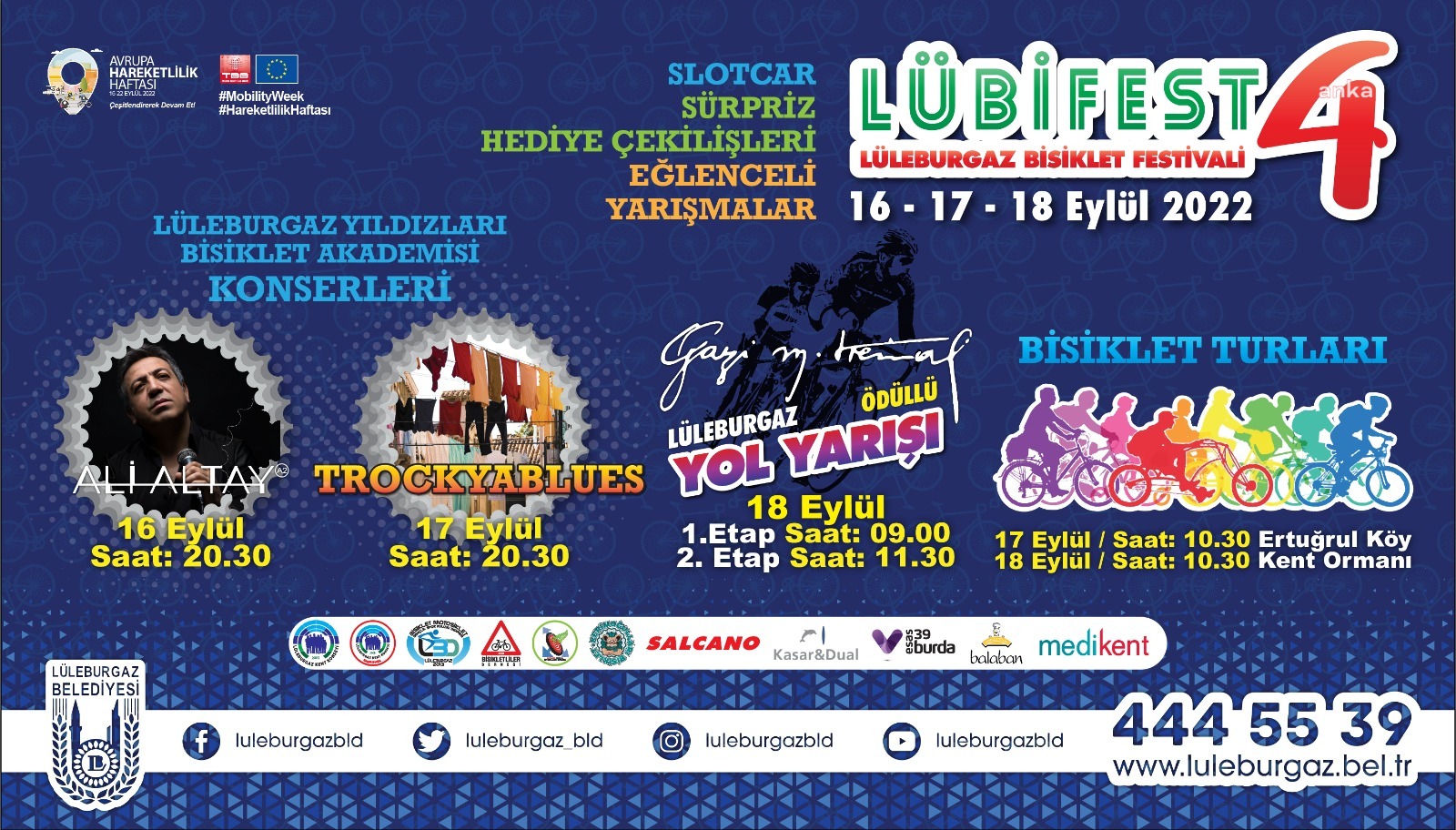 'LÜBİFEST' BAŞLIYOR, BİSİKLET TUTKUNLARI LÜLEBURGAZ’DA BULUŞUYOR