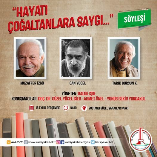 TÜRK EDEBİYATININ 3 ÖNEMLİ İSMİ KARŞIYAKA'DA ANILACAK
