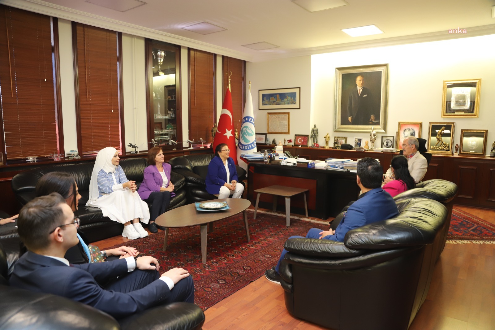İYİ PARTİLİ ÜNZİLE YÜKSEL’DEN BAŞKAN YILMAZ BÜYÜKERŞEN’E ZİYARET