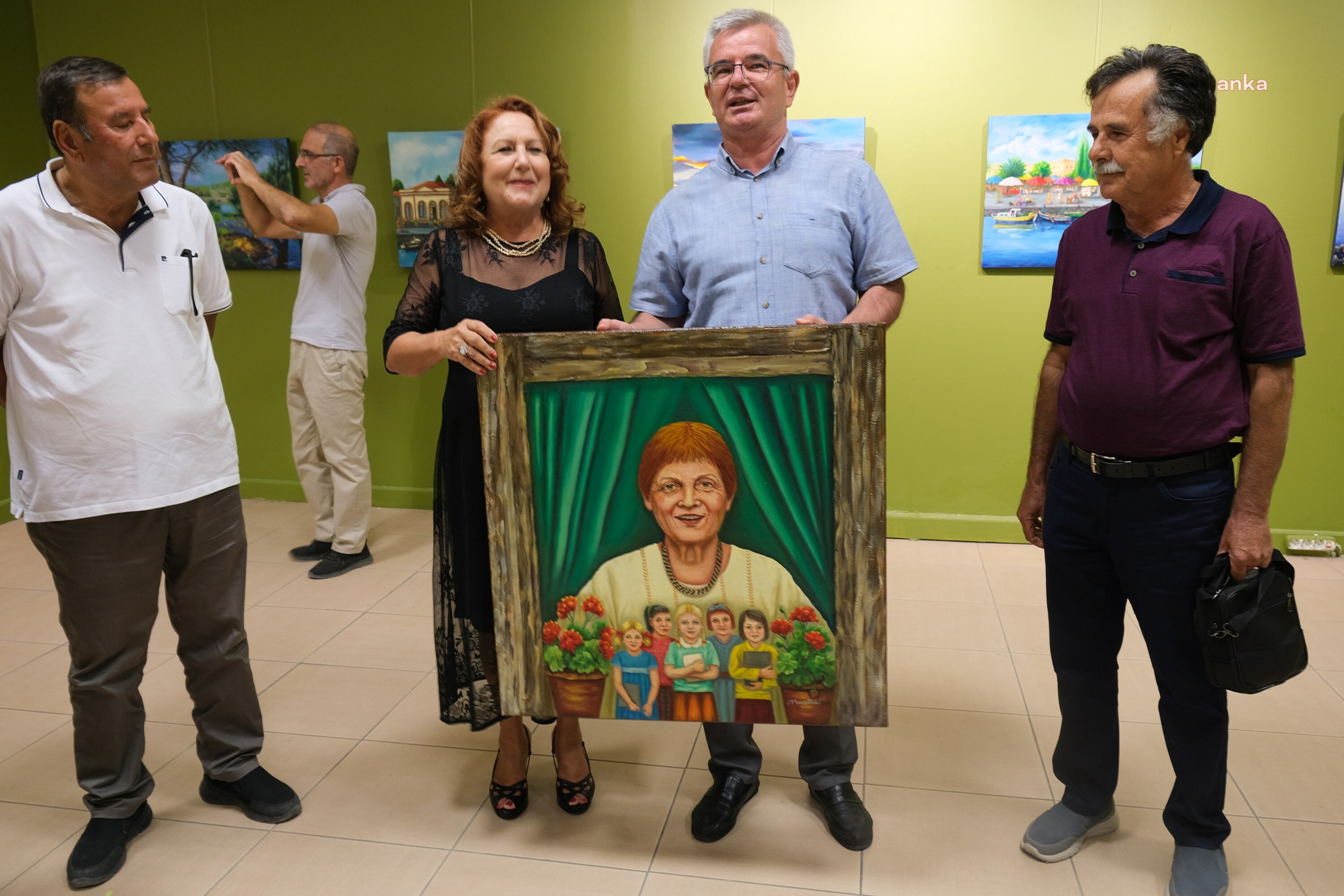 RESSAM MUALLA DEMİR’DEN  “AYVALIK PEYZAJLARI” RESİM SERGİSİ