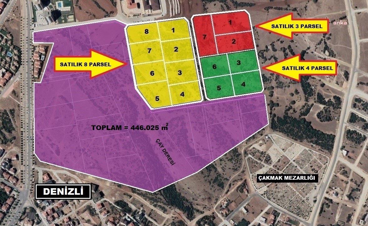 AKP’Lİ DENİZLİ BELEDİYESİ'NDEN 81 BİN 240 METREKARELİK ARAZİ SATIŞI