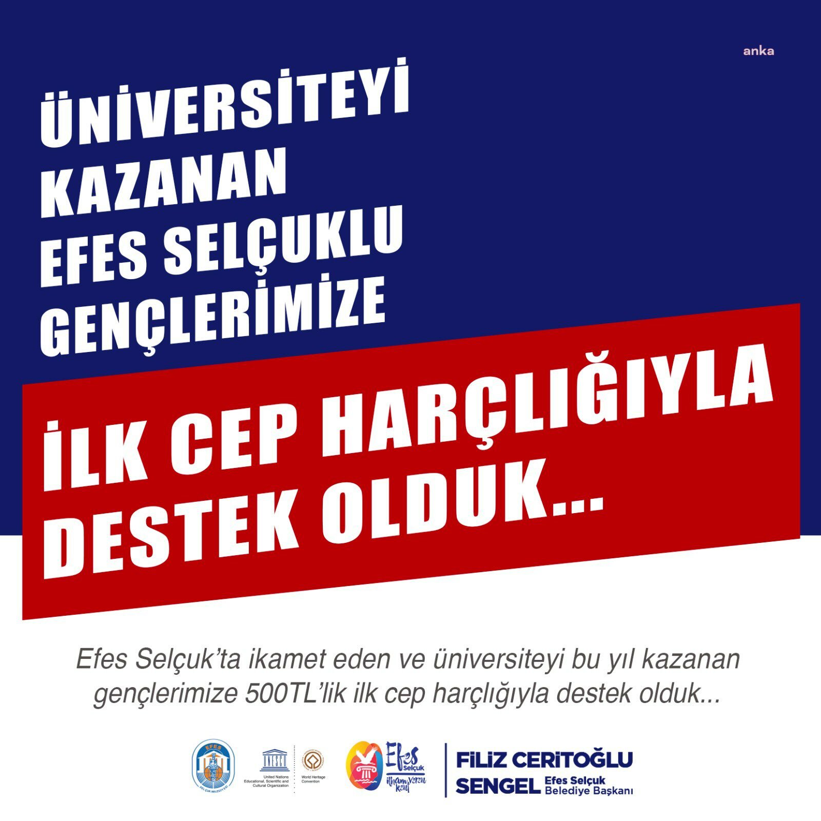 EFES SELÇUKLU ÜNİVERSİTELİLERİN İLK CEP HARÇLIKLARI YATTI