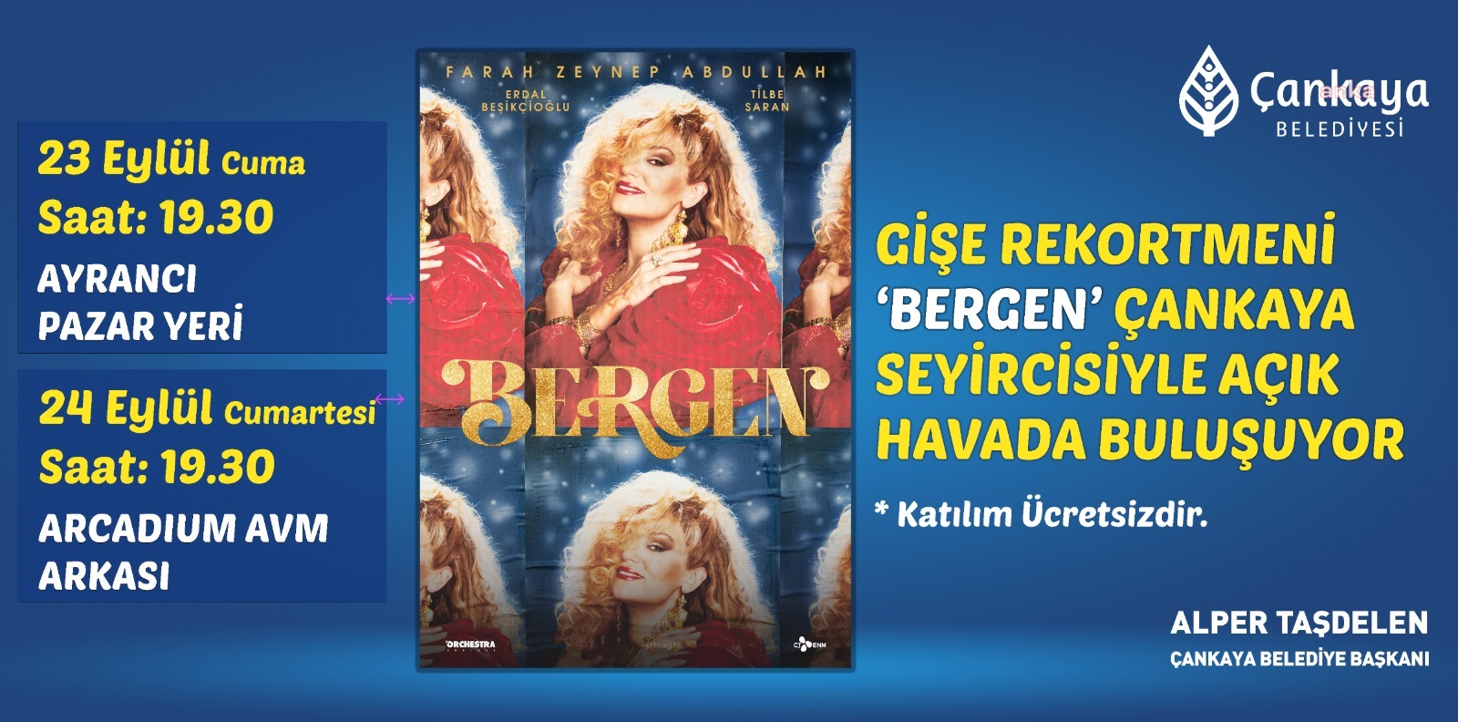 GİŞE REKORTMENİ "BERGEN" ÇANKAYALILAR'LA BULUŞUYOR