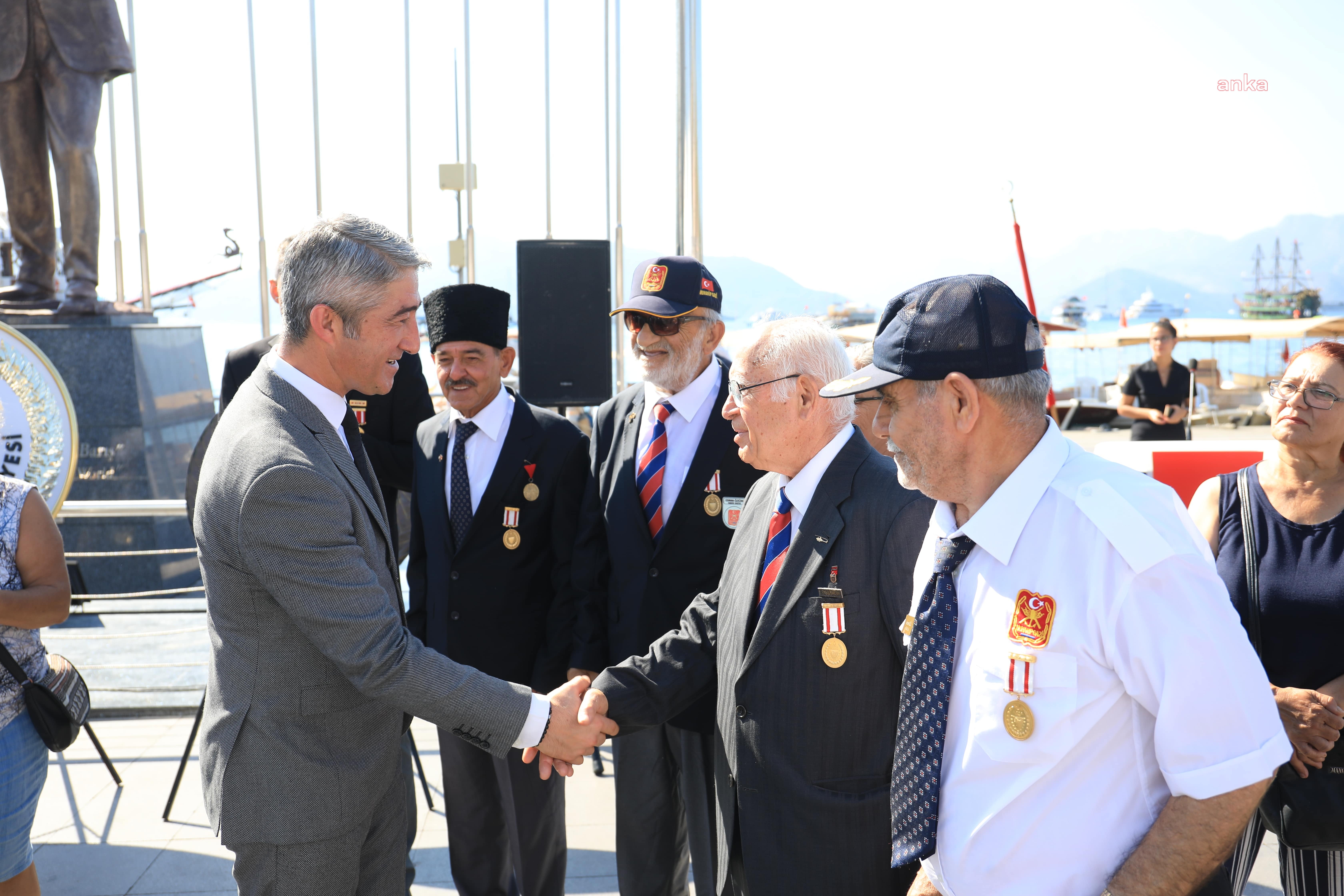 GAZİLER GÜNÜ MARMARİS’TE TÖRENLE KUTLANDI