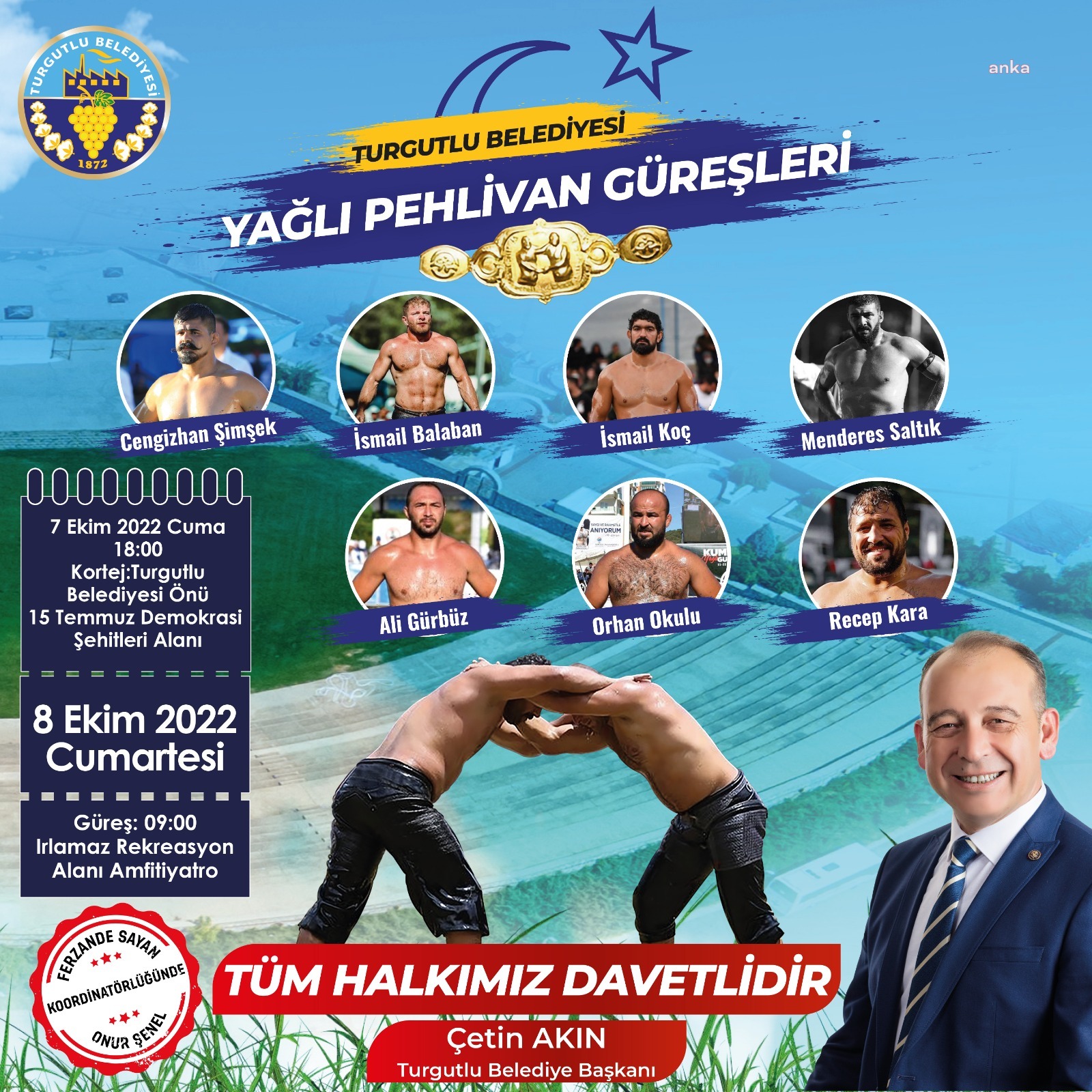 TURGUTLU BELEDİYESİ YAĞLI PEHLİVAN GÜREŞLERİ İÇİN GERİ SAYIM BAŞLADI