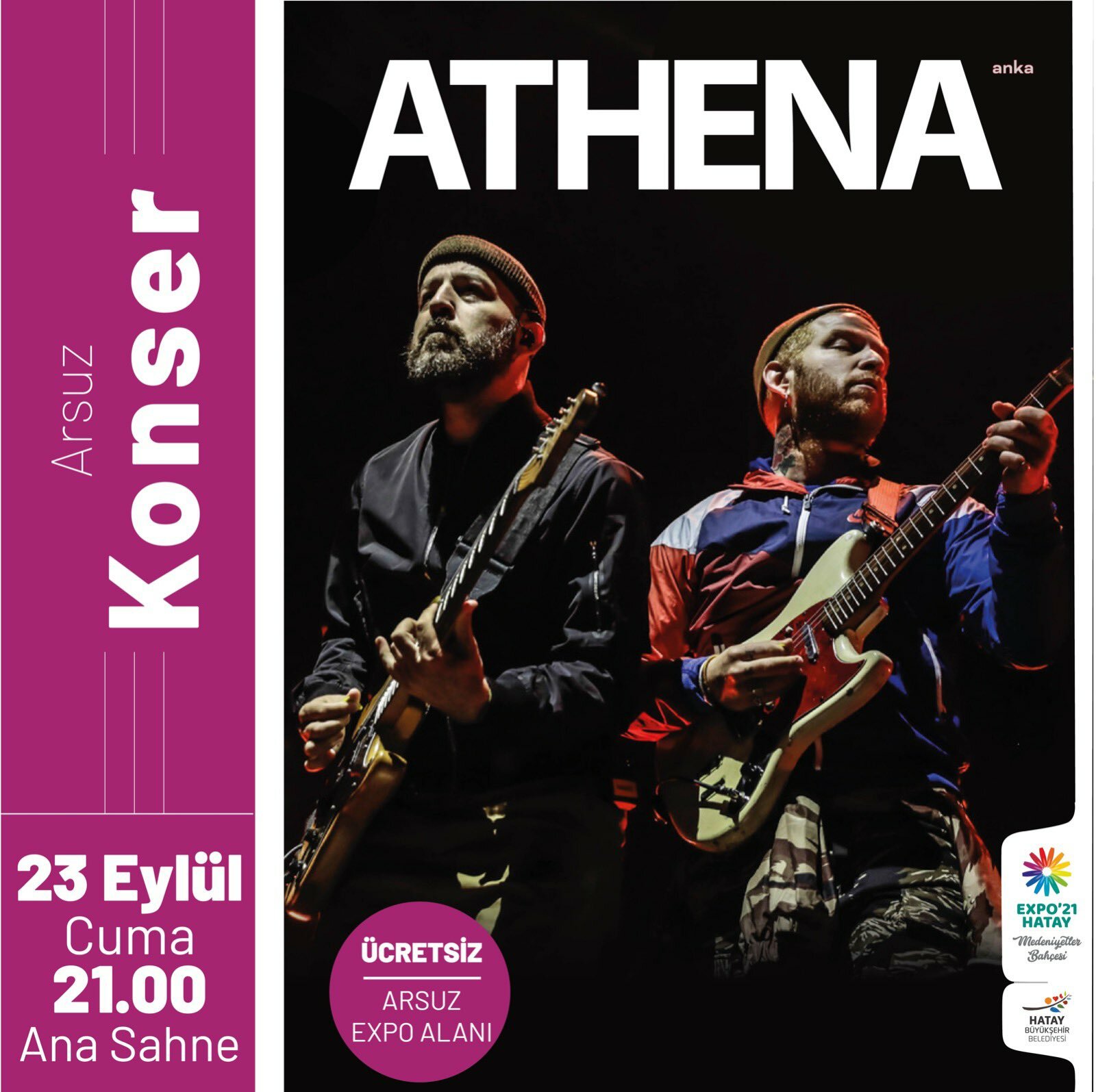 EXPO’21 HATAY ALANLARINDA İKİ BÜYÜK KONSER