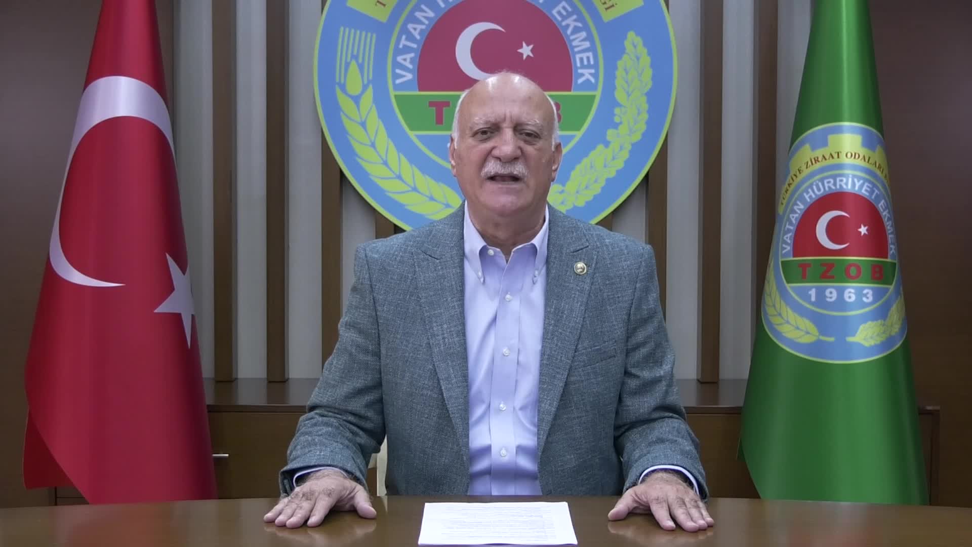 TZOB BAŞKANI BAYRAKTAR: "PAMUK VE ŞEKERPANCARINDA HASAT BAŞLADI, SERBEST PİYASA VE MALİYETİN ÜZERİNDE BİR FİYAT AÇIKLANMALI"