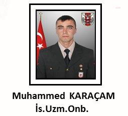 MSB: UZMAN ONBAŞI MUHAMMED KARAÇAM PENÇE-KİLİT OPERASYONU BÖLGESİNDE ŞEHİT OLDU