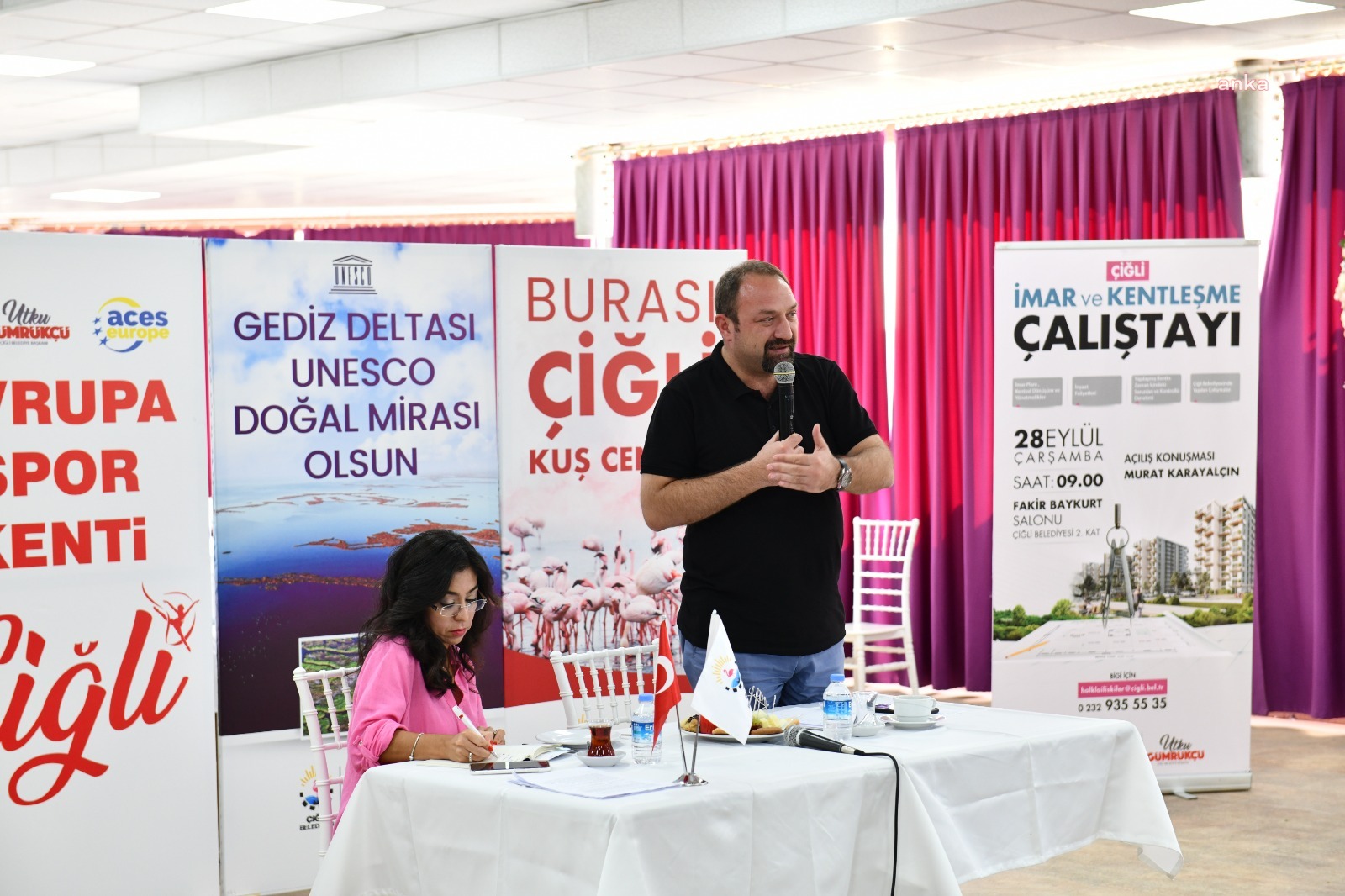 ÇİĞLİ BELEDİYE BAŞKANI GÜMRÜKÇÜ MÜTEAHHİTLER İLE BULUŞTU