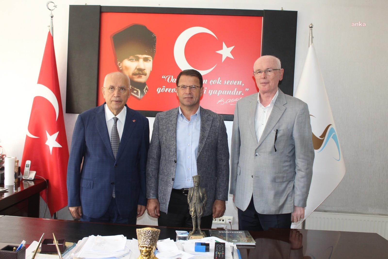 SAMANDAĞ BELEDİYE BAŞKANI ERYILMAZ, İÇ ANADOLU BELEDİYELER BİRLİĞİ'NDEN ÖNEMLİ İSİMLERİ AĞIRLADI