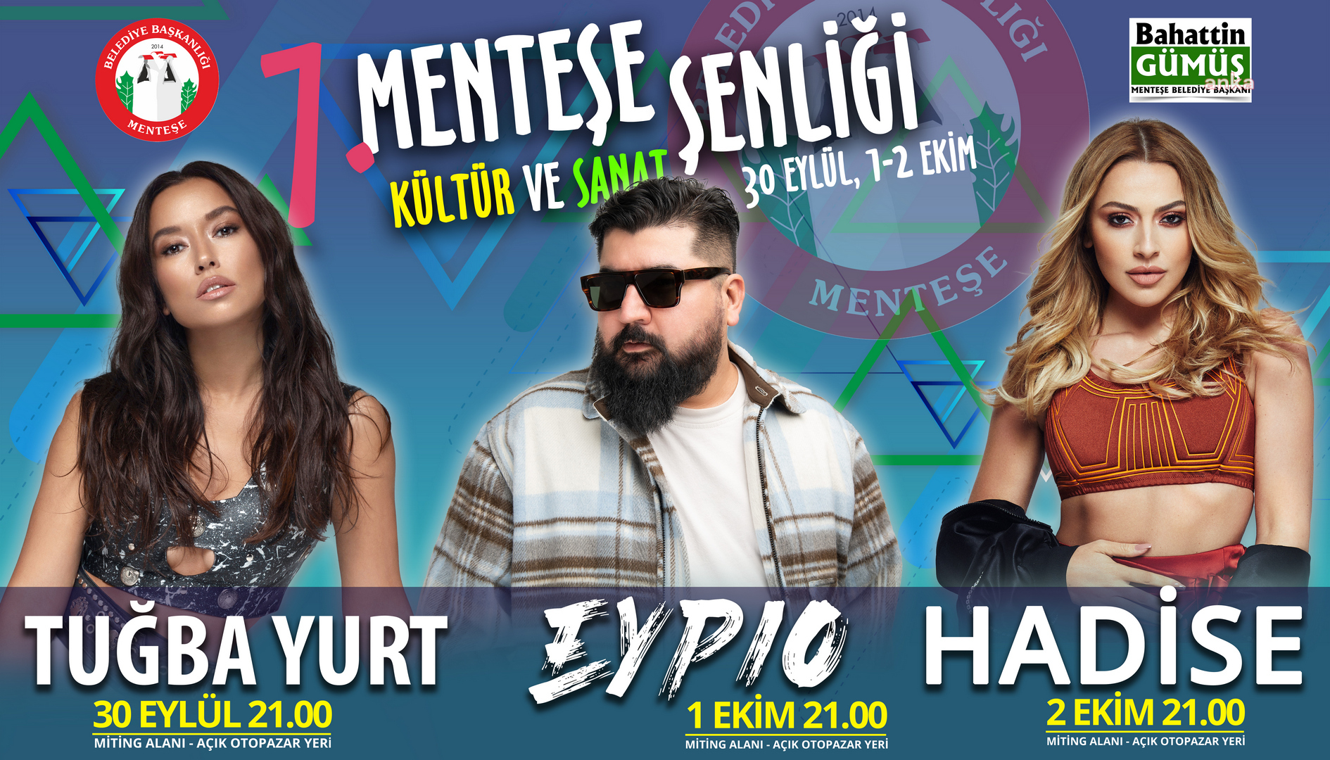 7. MENTEŞE KÜLTÜR VE SANAT ŞENLİĞİ BAŞLIYOR