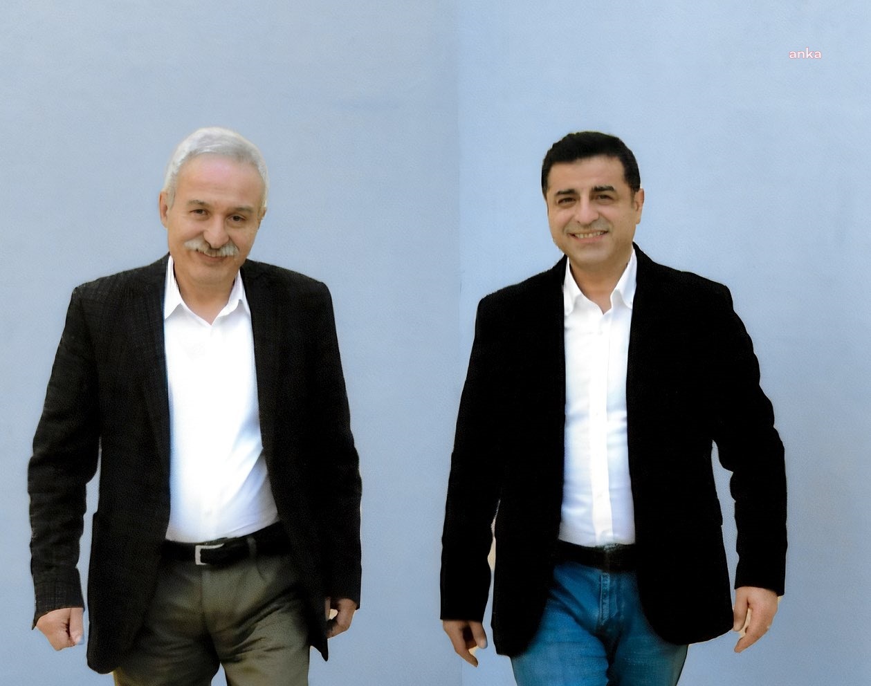SELAHATTİN DEMİRTAŞ VE SELÇUK MIZRAKLI MAHSA AMİNİ'NİN ÖLDÜRÜLMESİNİ PROTESTO ETMEK İÇİN SAÇLARINI KAZITTI
