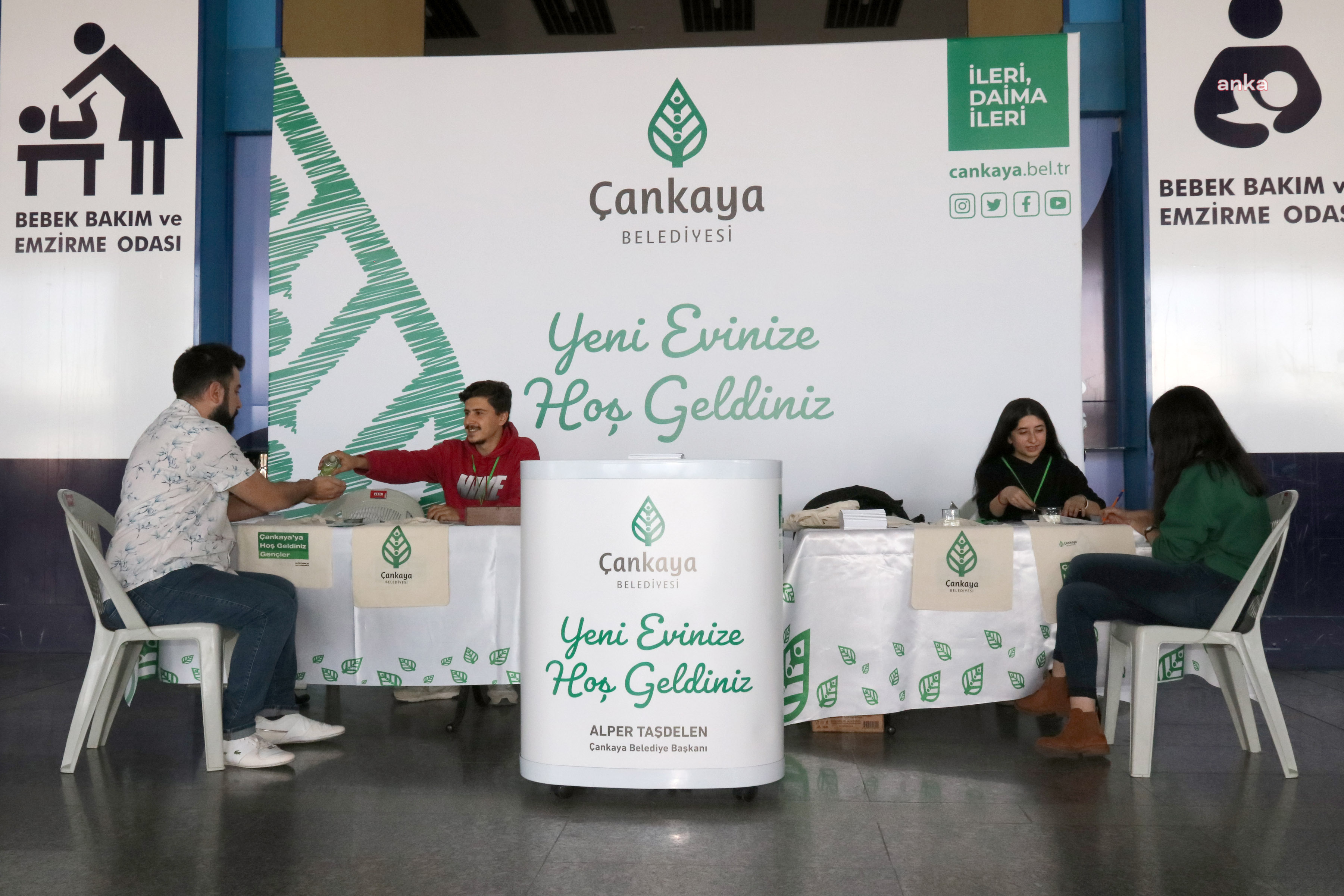 ÇANKAYA'DAN ÜNİVERSİTELİLERE AŞTİ’DE KARŞILAMA