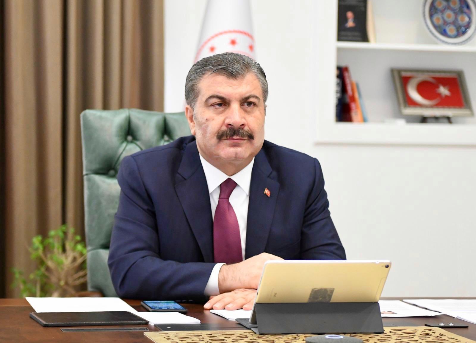 BAKAN KOCA: VİRÜSÜN YAYILMASI HIZLI, VAKALARIN AZALMASI ZAMAN ALIYOR