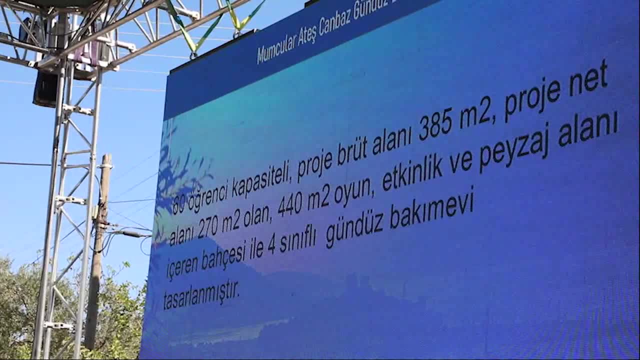 BODRUM BELEDİYESİ'NİN DESTEĞİYLE KARAOVA’YA GÜNDÜZ BAKIMEVİ YAPILIYOR