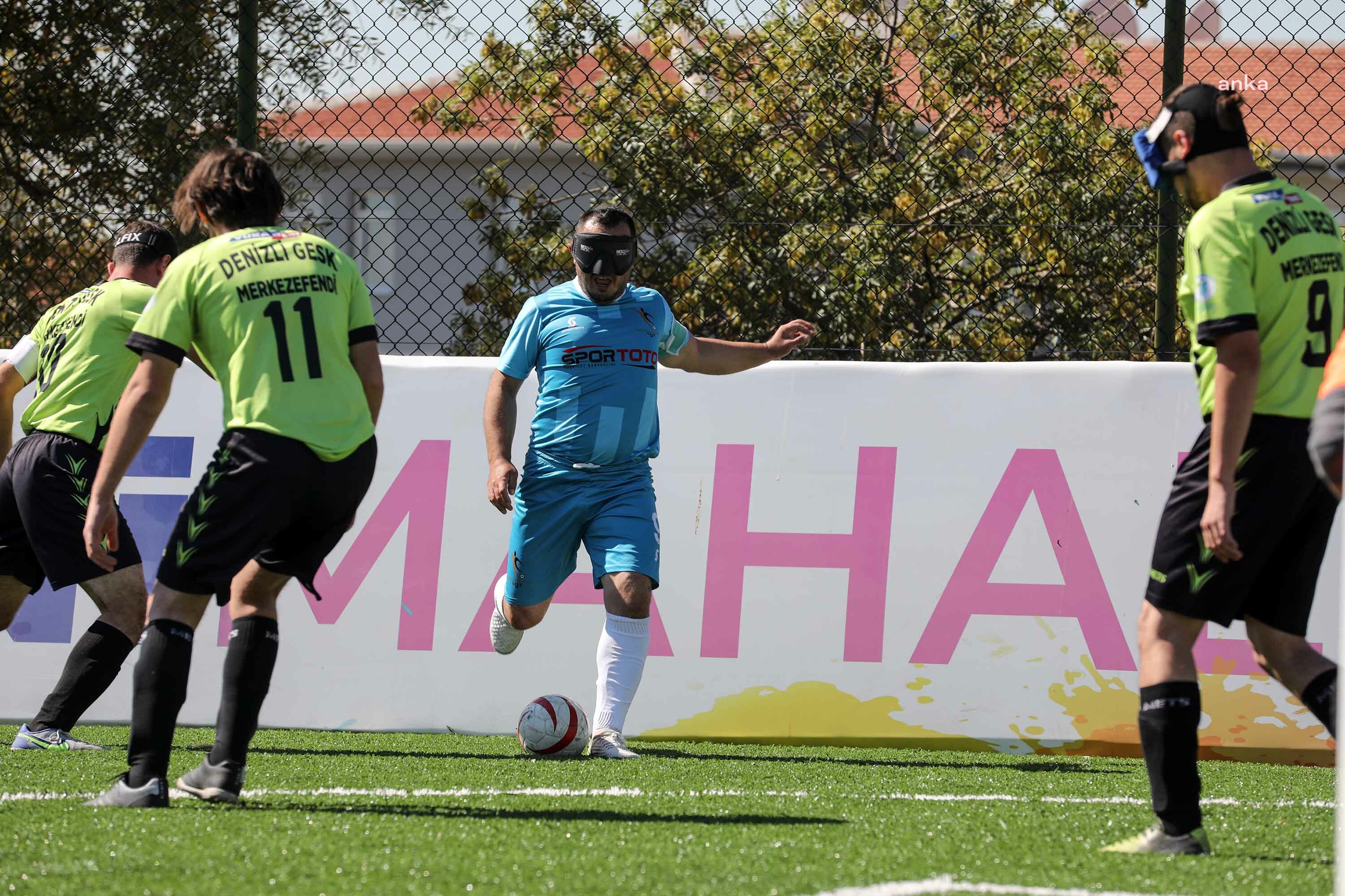 YENİMAHALLE BELEDİYESİ GÖRME ENGELLİLER FUTBOL TAKIMI RAKİBİ DENİZLİ’Yİ YENDİ