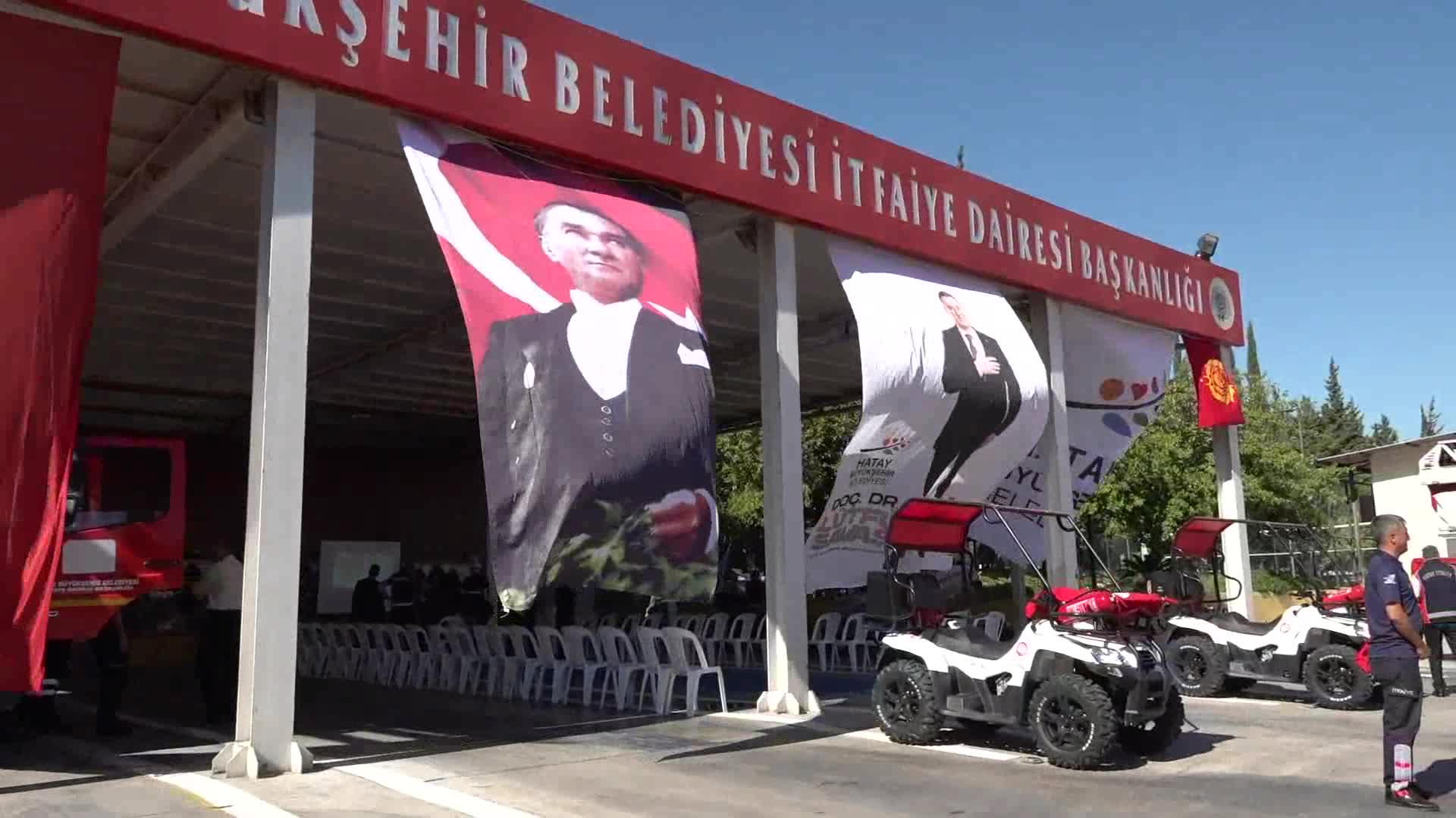 HATAY BÜYÜKŞEHİR BELEDİYE BAŞKANI SAVAŞ, İTFAİYE HAFTASI’NI KUTLADI