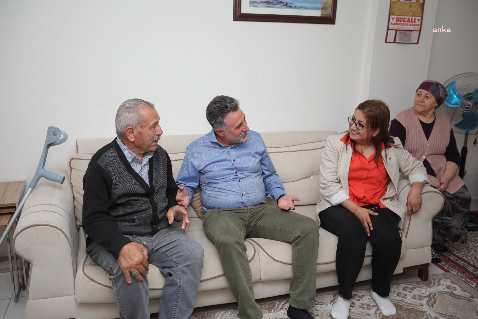 BAYRAKLI BELEDİYE BAŞKAN SANDAL, MAHALLE ZİYARETLERİNİ SÜRDÜRÜYOR