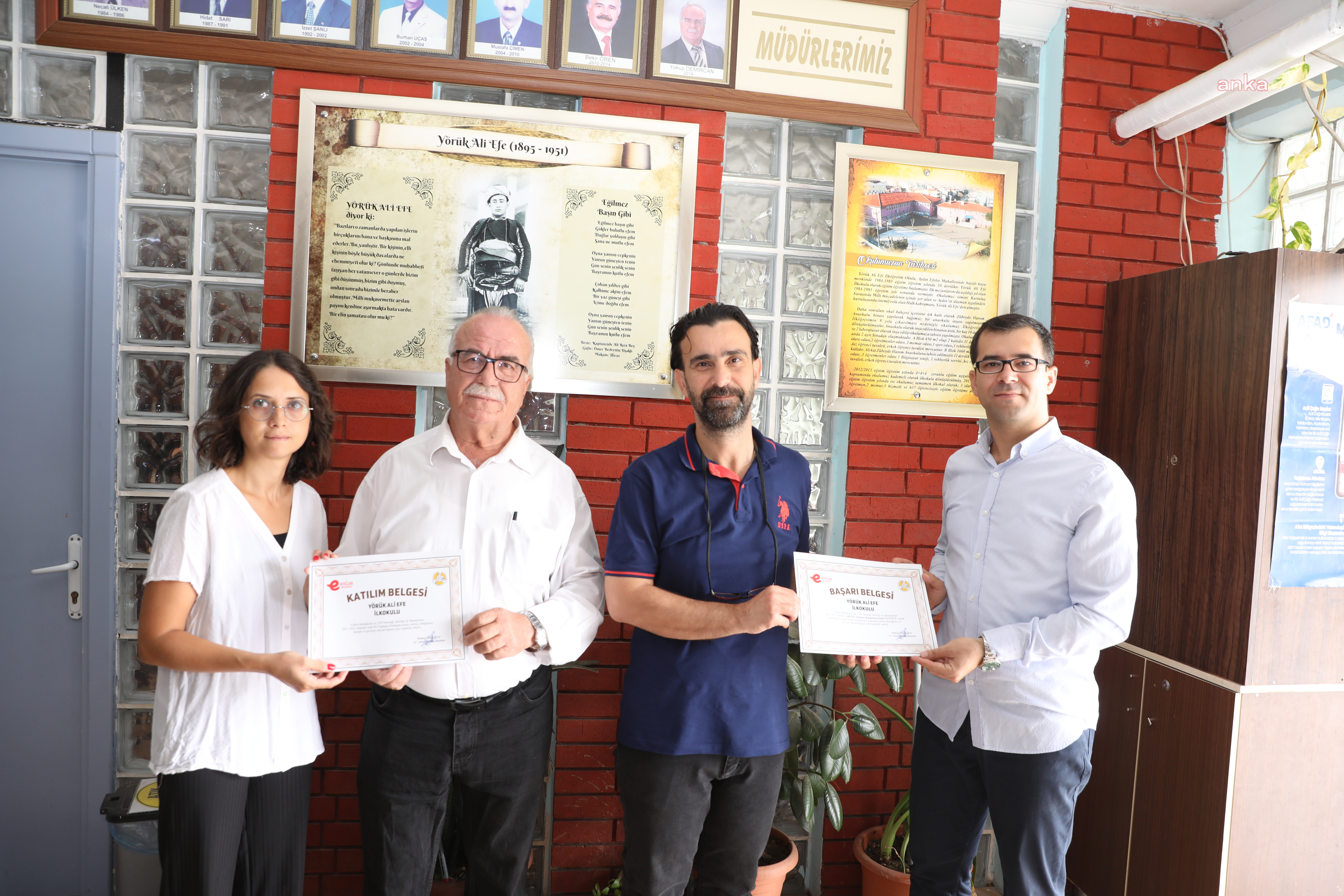 EFELER BELEDİYESİ'NDEN OKULLARA ÖDÜL