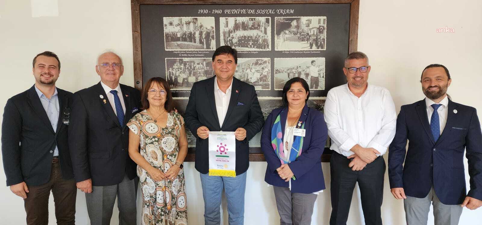 ROTARY KULÜBÜ’NDEN FETHİYE BELEDİYE BAŞKANI ALİM KARACA’YA ZİYARET