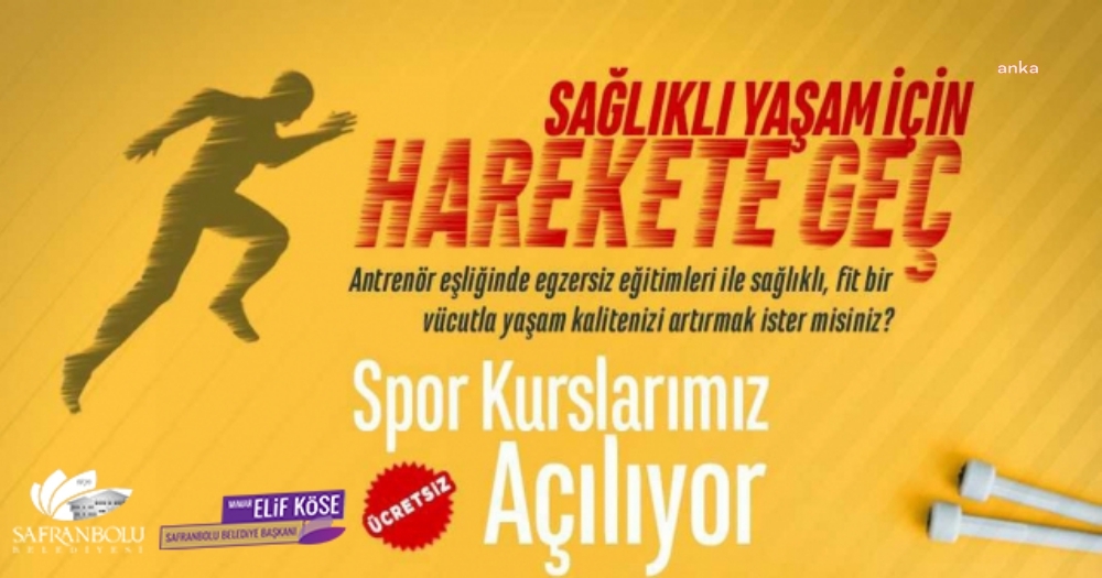 SAFRANBOLU BELEDİYESİ'NİN SPOR KURSLARI BAŞLIYOR