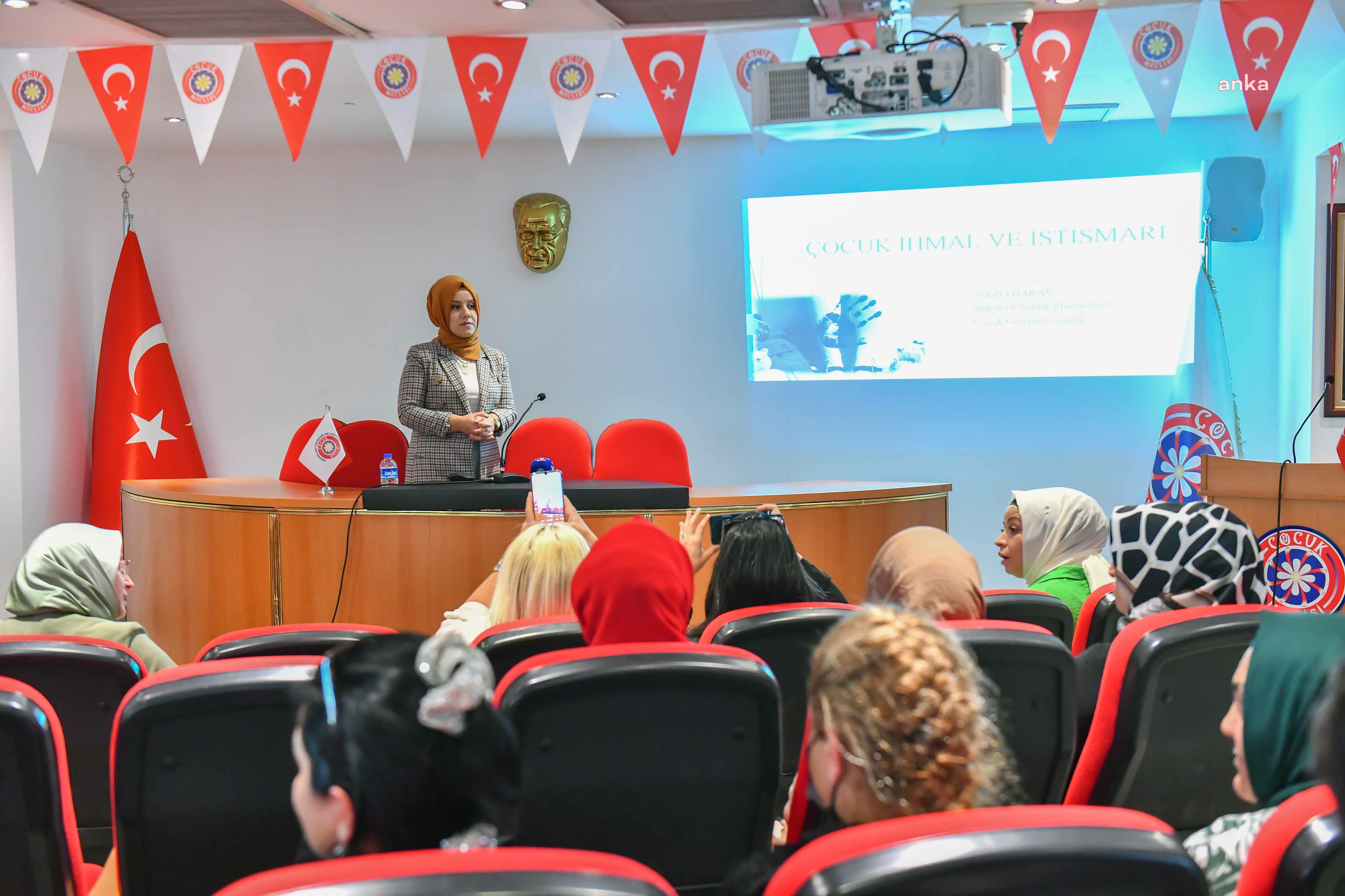 ANKARA BÜYÜKŞEHİR'İN AİLE EĞİTİM SEMİNERLERİNİN YEDİNCİSİ GERÇEKLEŞTİ