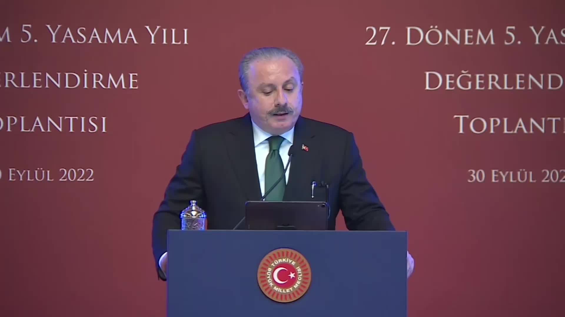 TBMM BAŞKANI ŞENTOP: "27'NCİ DÖNEM 5'İNCİ YASAMA YILINDA TBMM BAŞKANLIĞI'NA 317 YASAMA DOKUNULMAZLIĞI TEZKERESİ GELDİ"