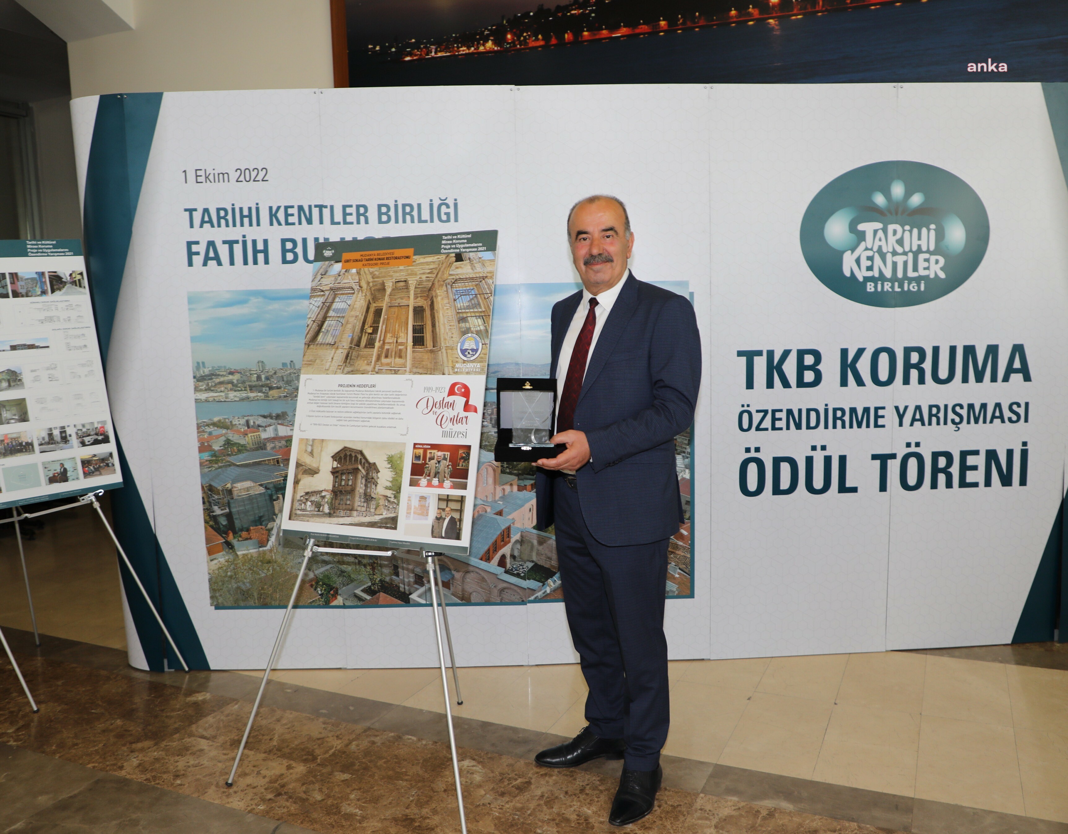 TARİHİ KENTLER BİRLİĞİ SÜREKLİLİK ÖDÜLÜ MUDANYA’NIN OLDU