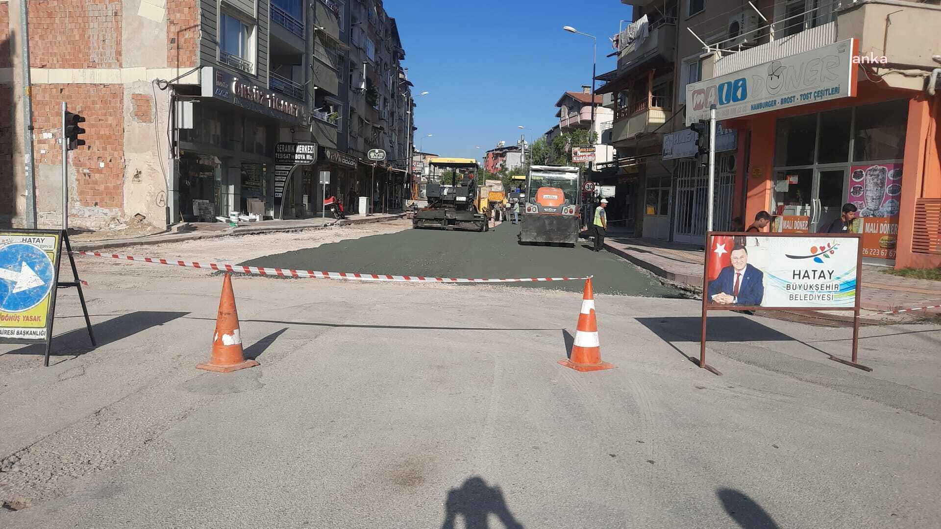 HATAY BÜYÜKŞEHİR'İN 7 NOKTADAKİ BETON ASFALT ÇALIŞMALARI DEVAM EDİYOR
