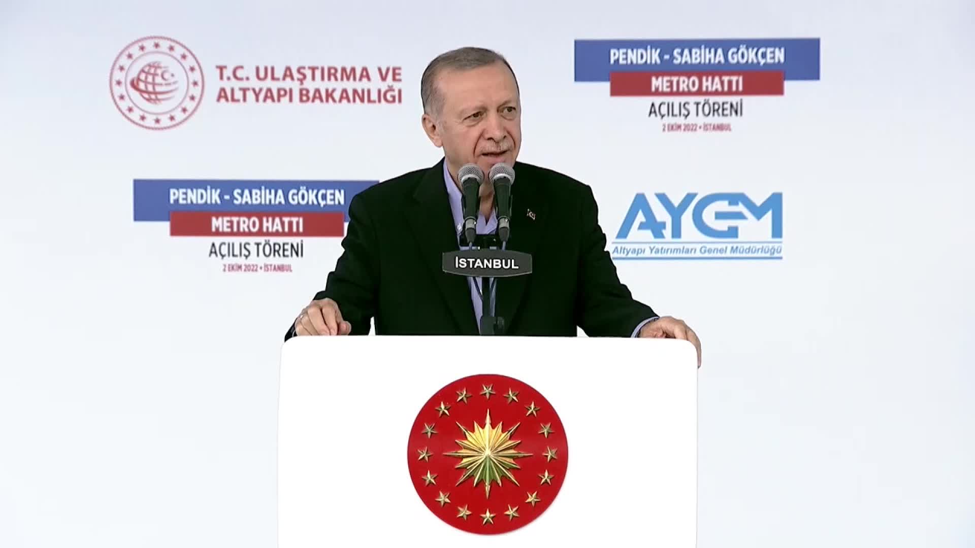 CUMHURBAŞKANI ERDOĞAN: ELİ İSTANBUL’DA GÖZÜ BAŞKA YERDE OLANLARIN EKSİĞİNİ DE BİZ TAMAMLIYORUZ