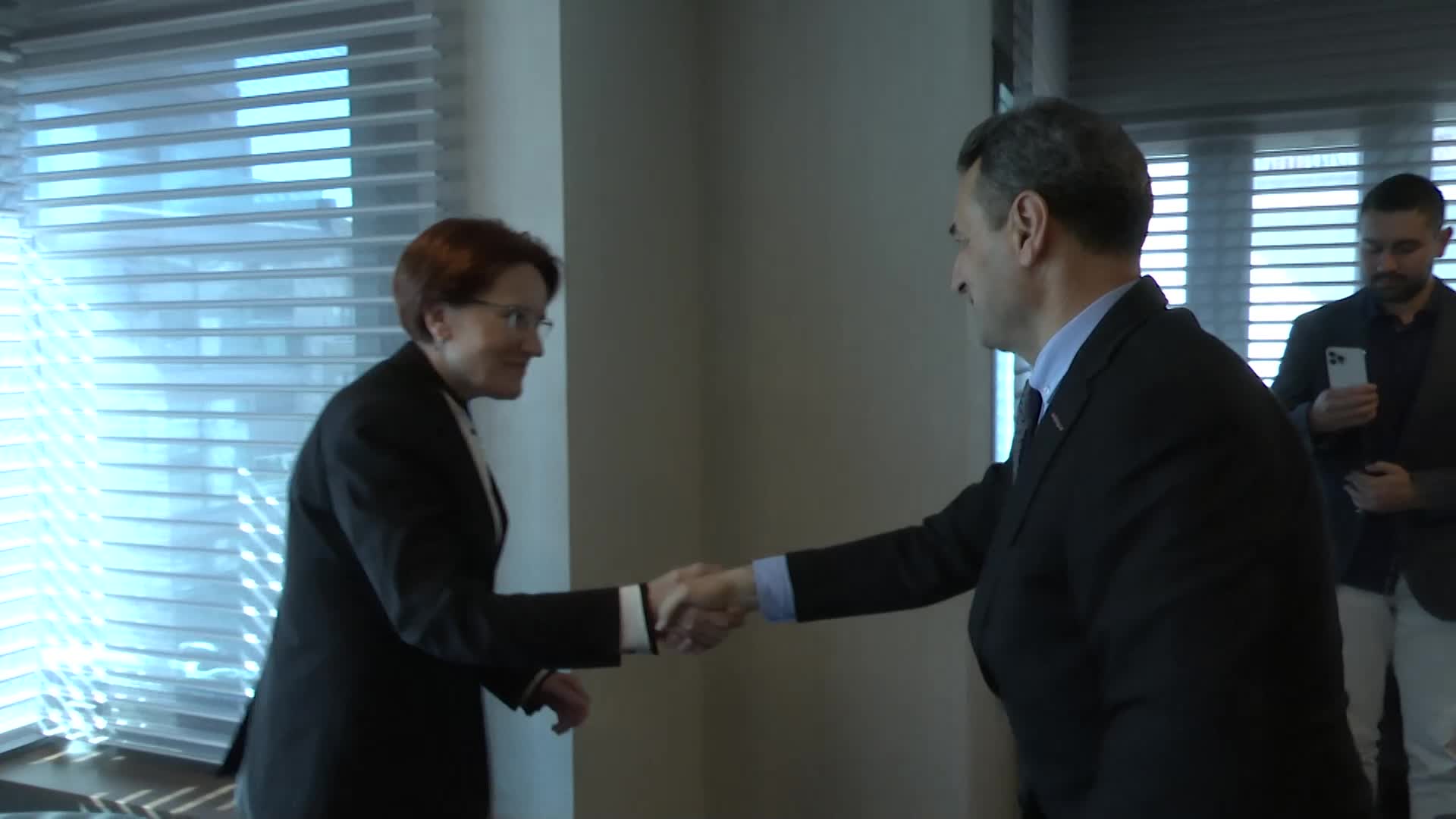 MERAL AKŞENER, TÜRKONFED HEYETİYLE GÖRÜŞTÜ