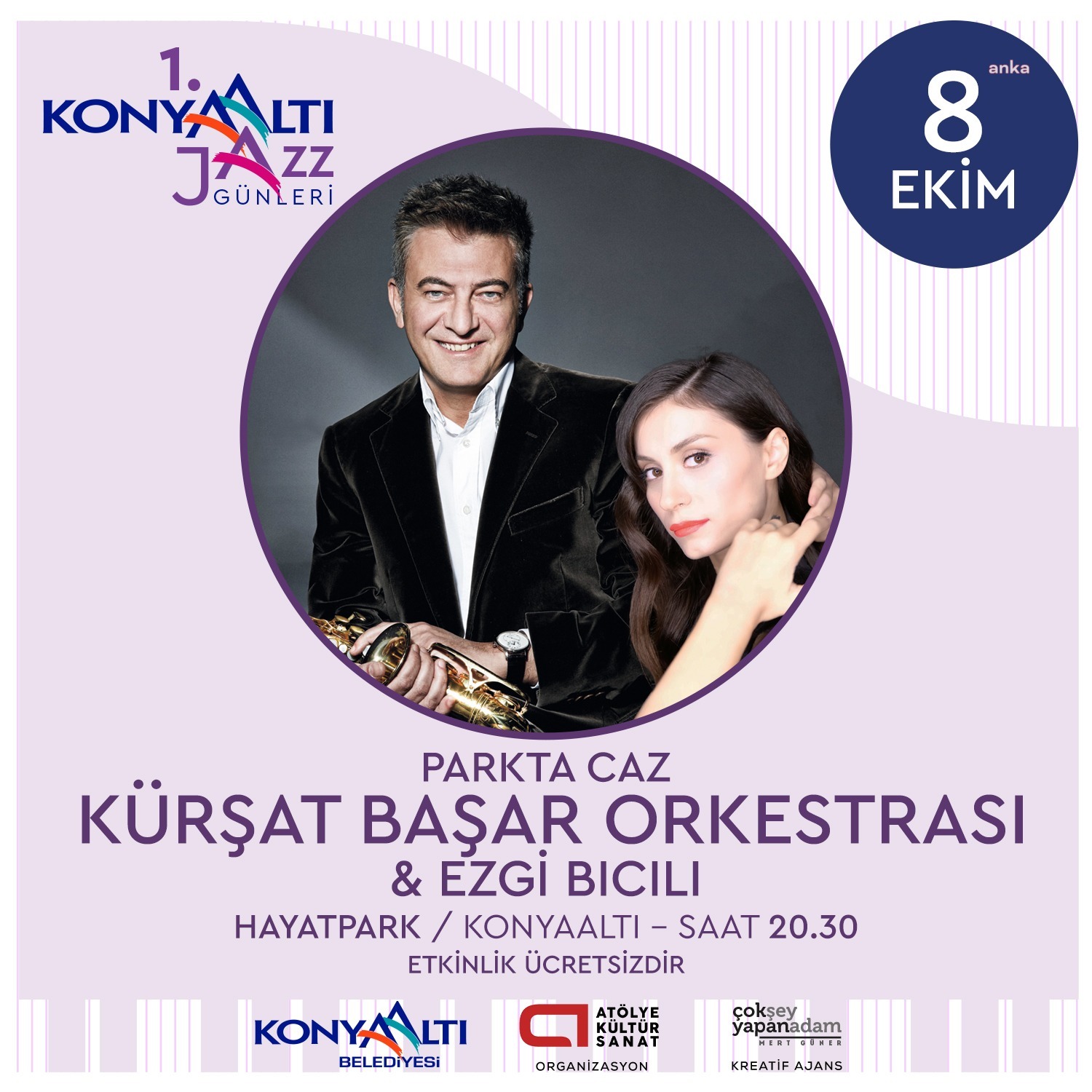 KONYAALTI BELEDİYESİ’NCE DÜZENLENEN 1. JAZZ GÜNLERİ SONA ERİYOR