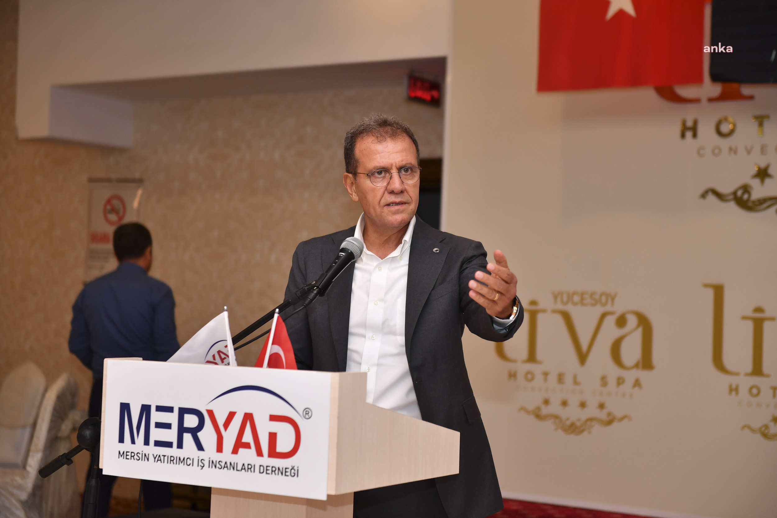 VAHAP SEÇER, MERYAD ÜYELERİ İLE BULUŞTU
