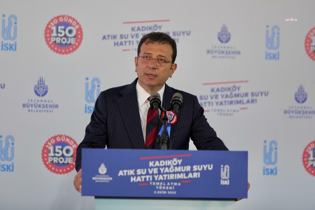 İMAMOĞLU'NDAN ERDOĞAN'A: "İSKİ, MELEN İÇİN ŞU ANA KADAR MERKEZİ İDARE'YE 1,5 MİLYAR LİRA ÖDEDİ, 6 SENE ÖNCE AÇABİLSELERDİ, ŞU ANDA ONUN DA PARASINI ÖDEMİŞ OLACAKTIK"