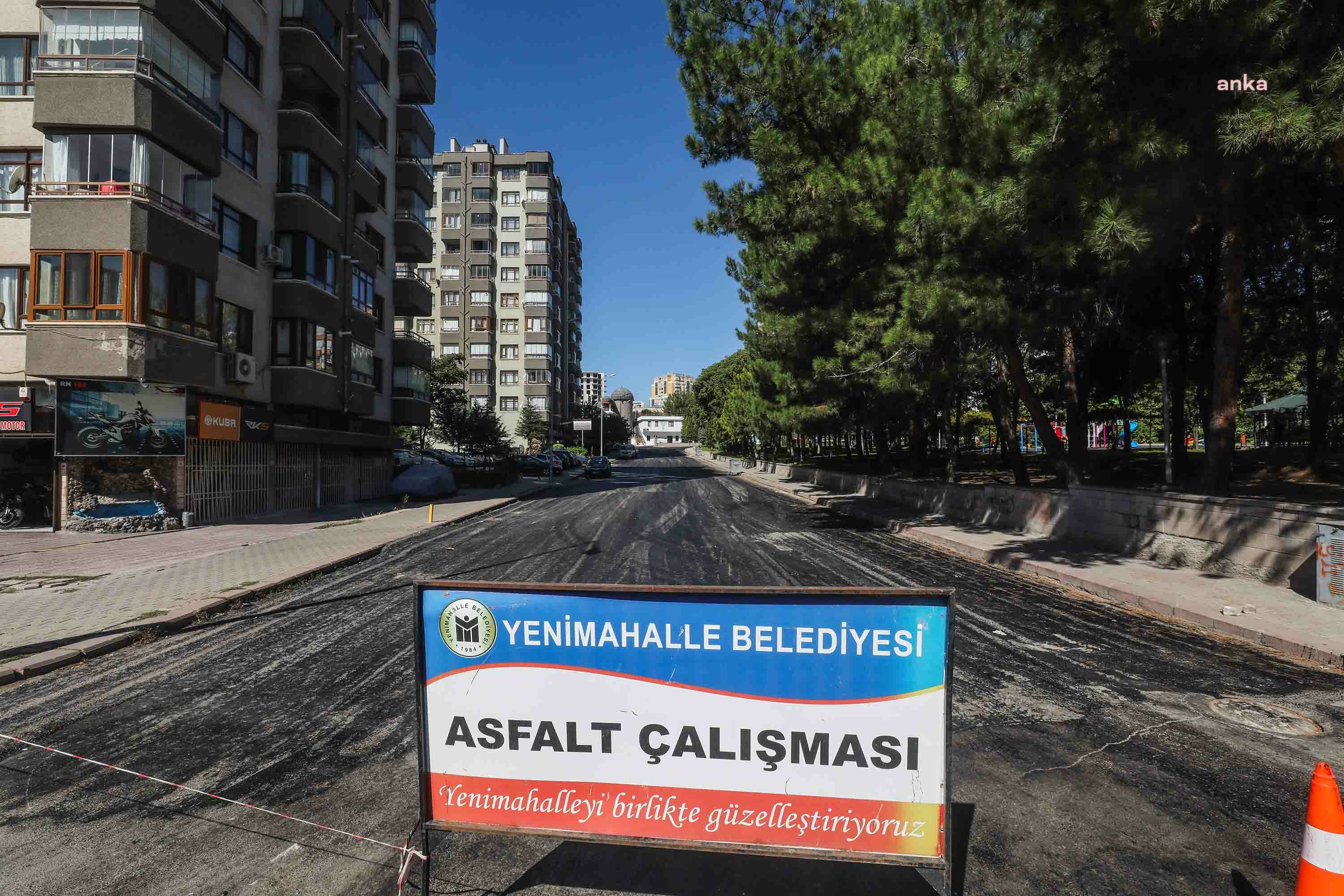 YENİMAHALLE’DE ALTYAPI ÇALIŞMALARI DEVAM EDİYOR