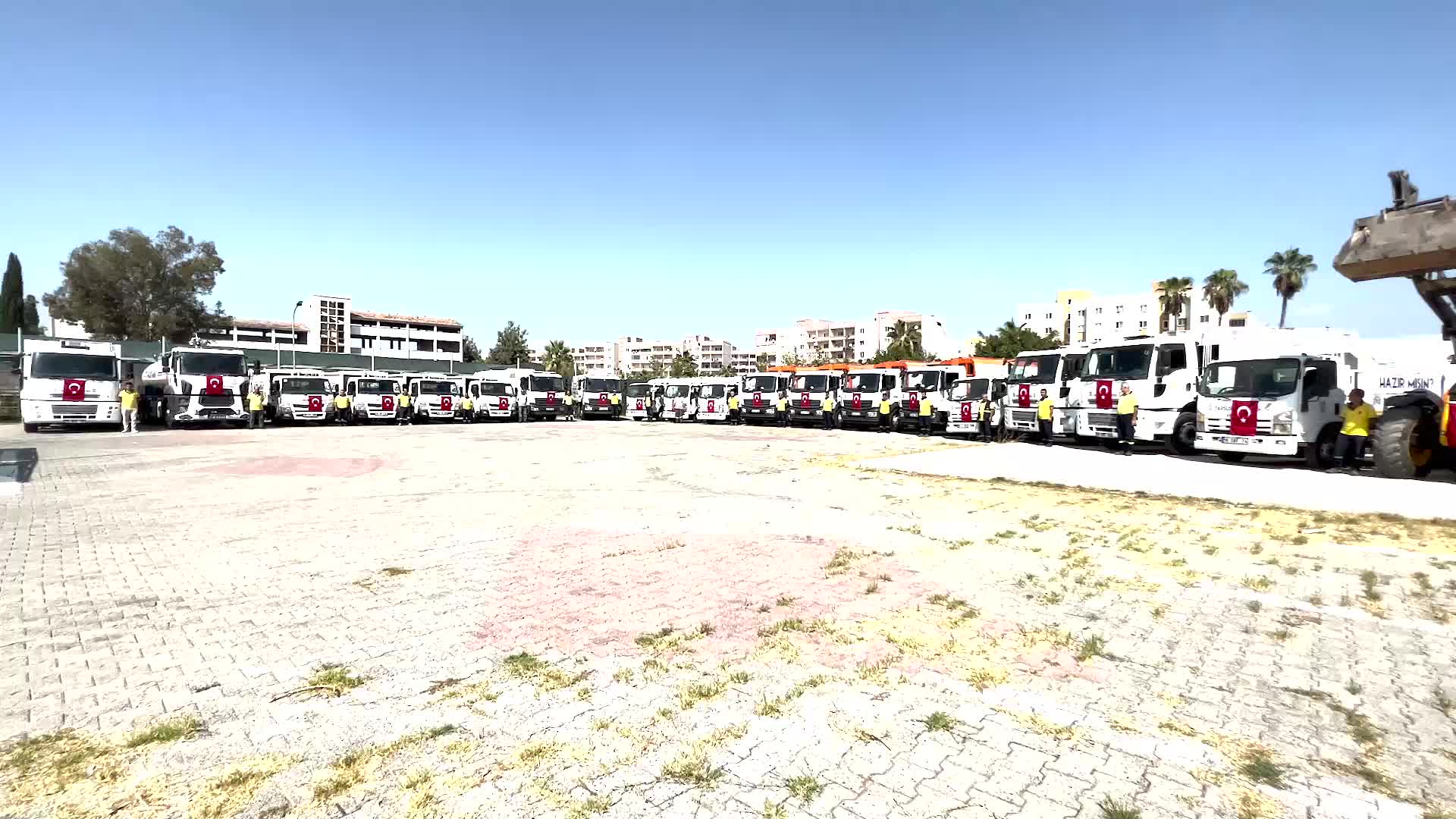 TARSUS BELEDİYESİ TEMİZLİK ARACI FİLOSUNU BÜYÜTTÜ