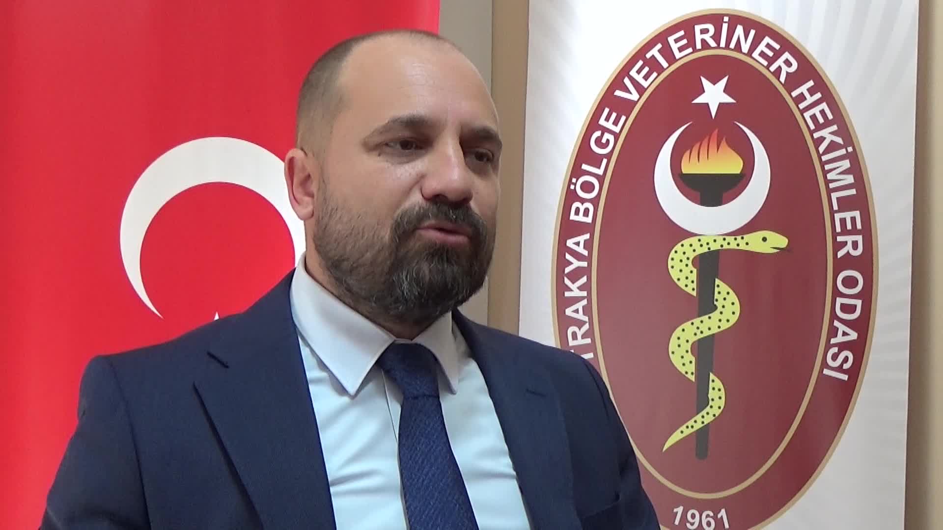 TRAKYA BÖLGE VETERİNER HEKİMLER ODASI BAŞKANI: "EDİRNE'DE UYUZ VAKA SAYILARINDA 3- 4 KART ARTIŞ YAŞANIYOR"