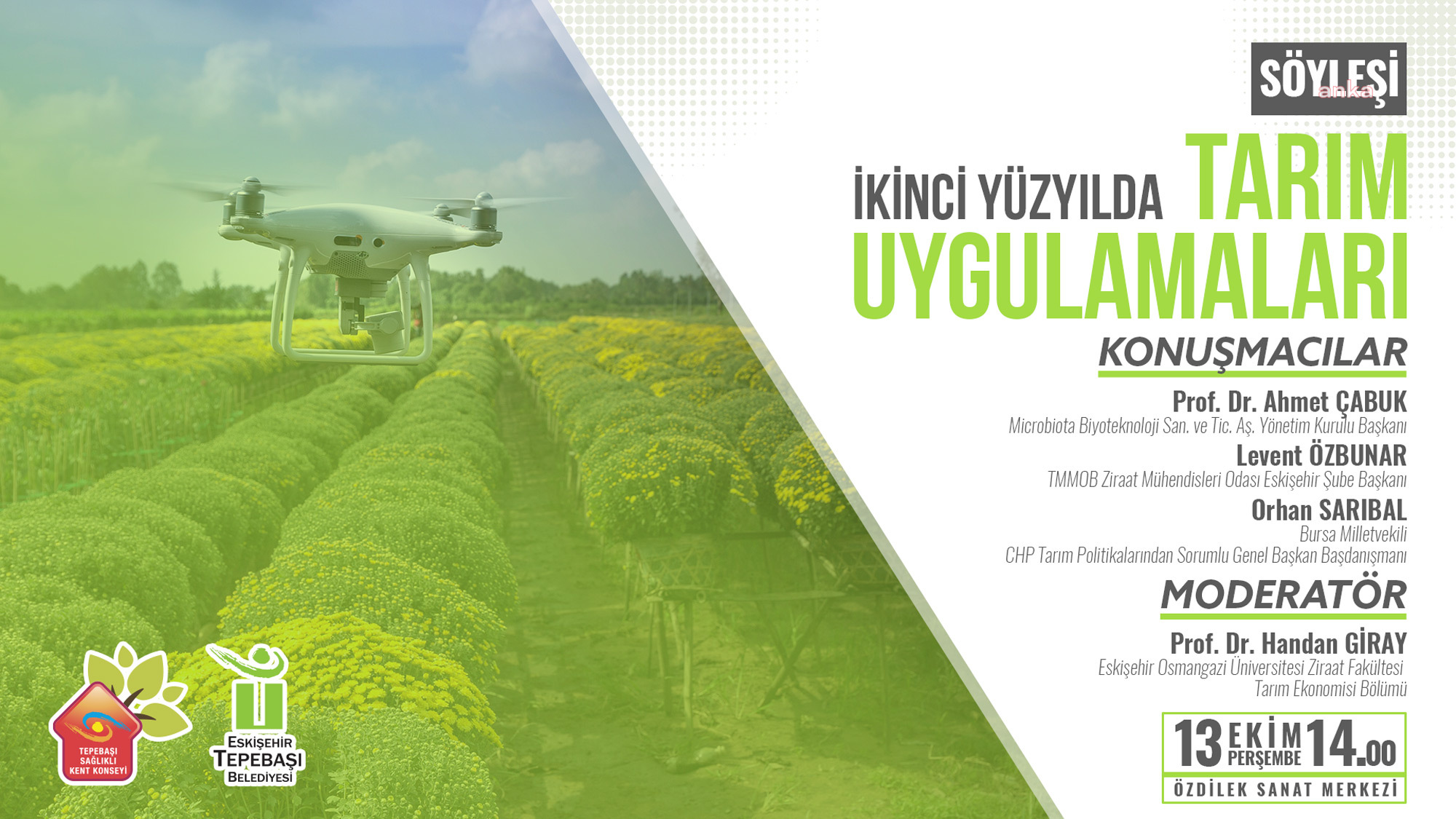 TEPEBAŞI’NDA “İKİNCİ YÜZYILDA TARIM UYGULAMALARI” SÖYLEŞİSİ
