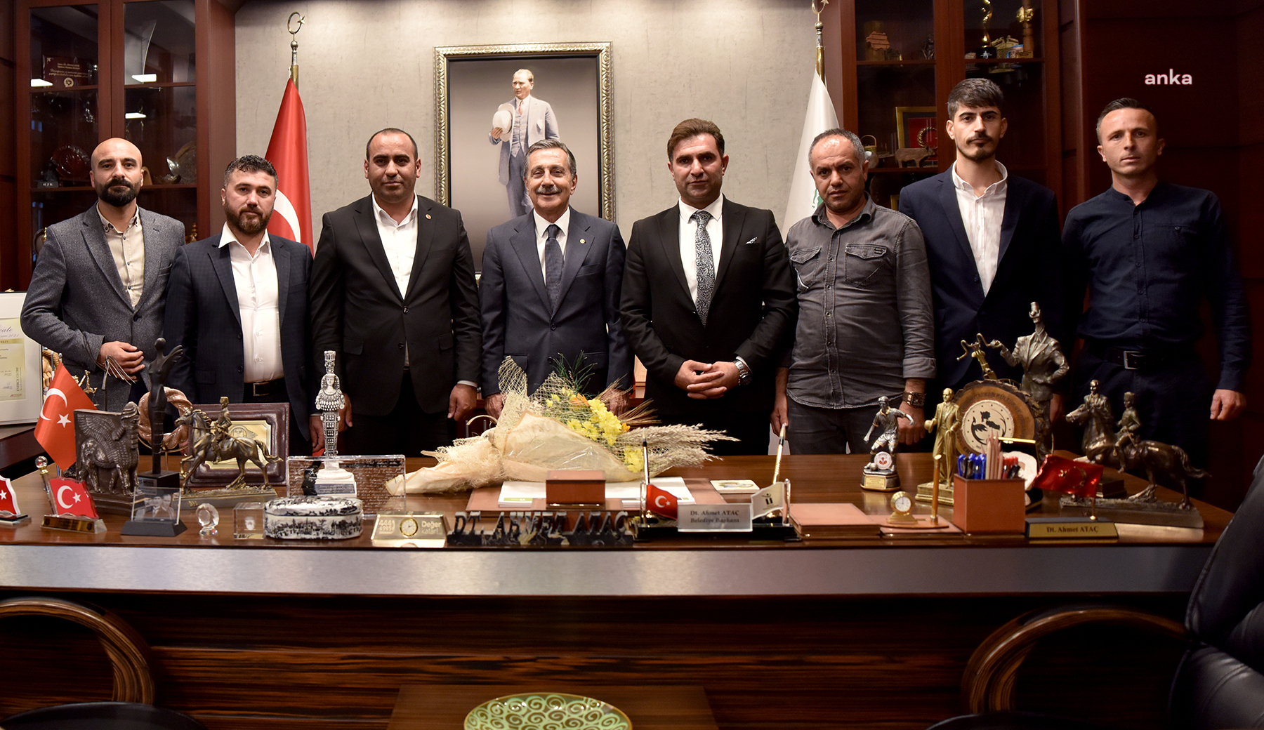 SESPARTİ İL BAŞKANI KARAKAŞ’TAN TEPEBAŞI BELEDİYE BAŞKANI ATAÇ’A ZİYARET