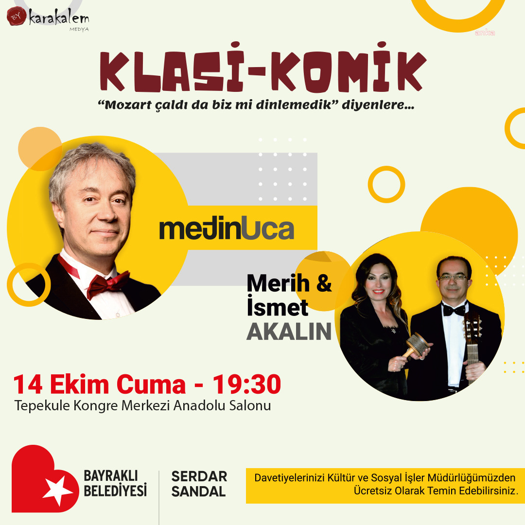 METİN UCA, BAYRAKLI'DA SEYİRCİ KARŞISINA ÇIKACAK