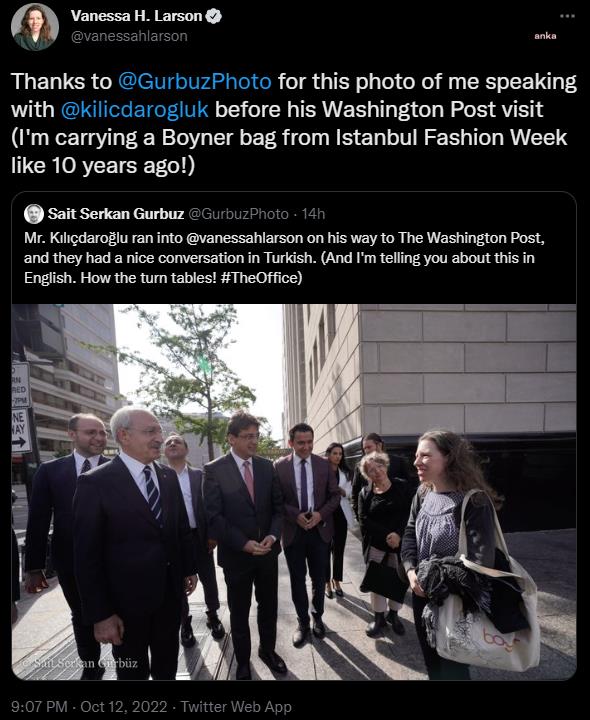WASHINGTON POST MUHABİRİ: "KILIÇDAROĞLU, HALK ADAMI KARAKTERİYLE UYUMLU OLARAK GELDİ"