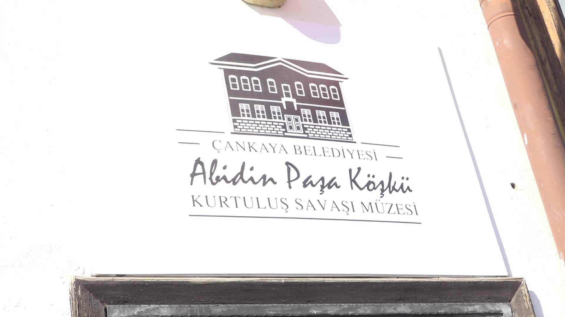ÇANKAYA BELEDİYESİ TARİHİ ABİDİN PAŞA KÖŞKÜ’NÜ ‘KURTULUŞ SAVAŞI MÜZESİ’ OLARAK KENTE KAZANDIRACAK