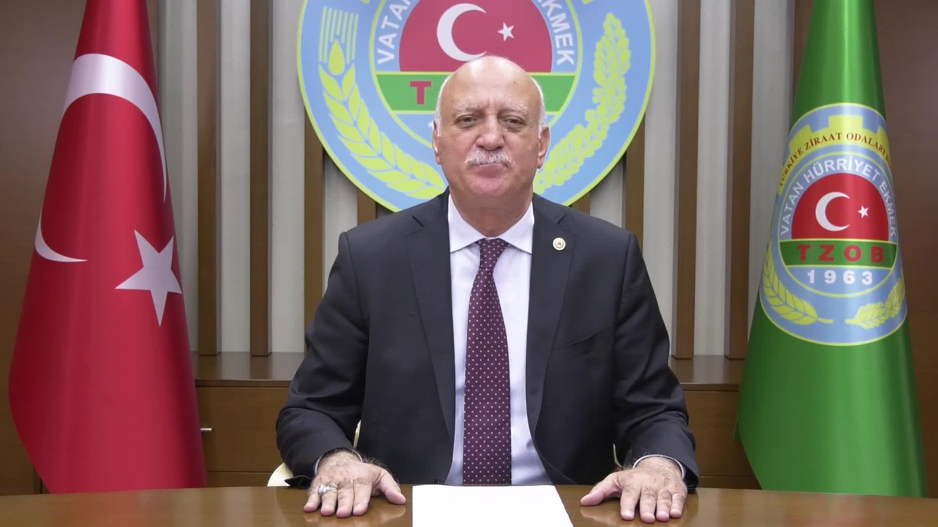 TZOB GENEL BAŞKANI ŞEMSİ BAYRAKTAR: GEÇEN YIL 828 MİLYON İNSAN YETERSİZ BESLENDİ VE AÇLIK YAŞADI