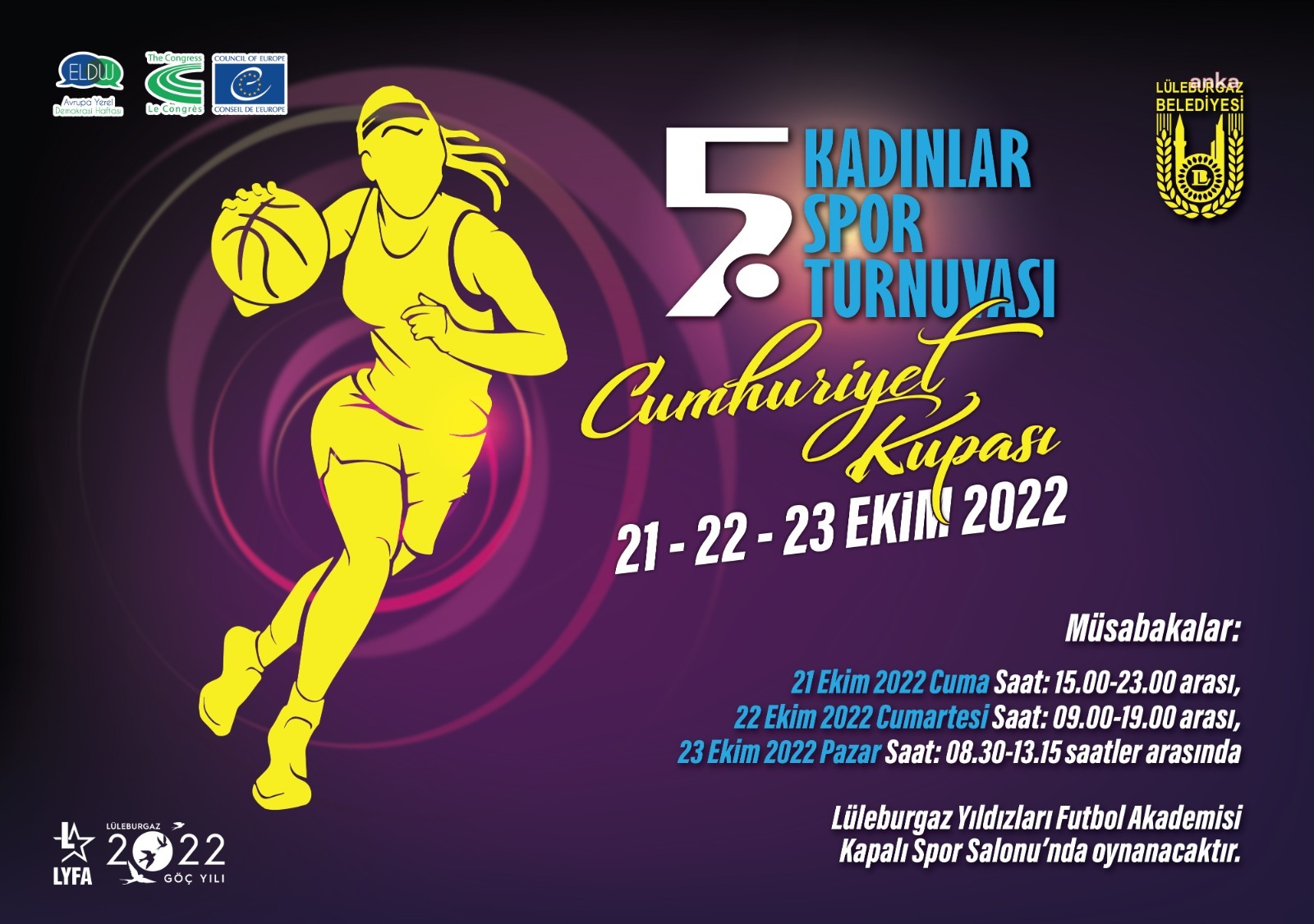 LÜLEBURGAZ'DA CUMHURİYET KUPASI BAŞLIYOR