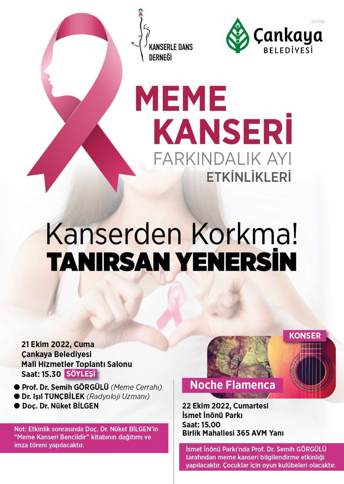 ÇANKAYA BELEDİYESİ’NİN MEME KANSERİ FARKINDALIK AYI ETKİNLİKLERİ 21 EKİM’DE BAŞLIYOR