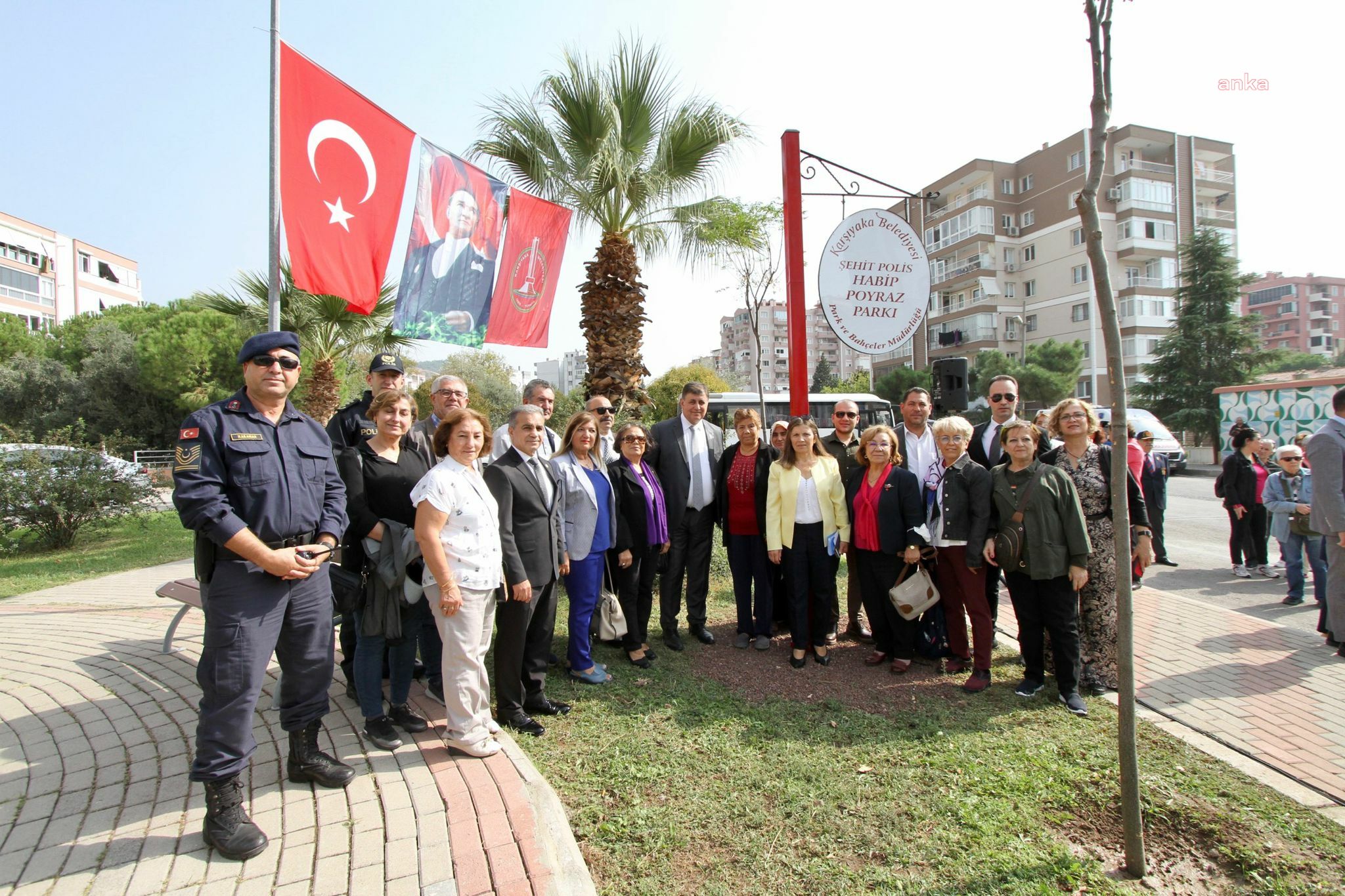 ŞEHİT POLİS HABİP POYRAZ'IN ADI KARŞIYAKA'DA ÖLÜMSÜZLEŞTİ